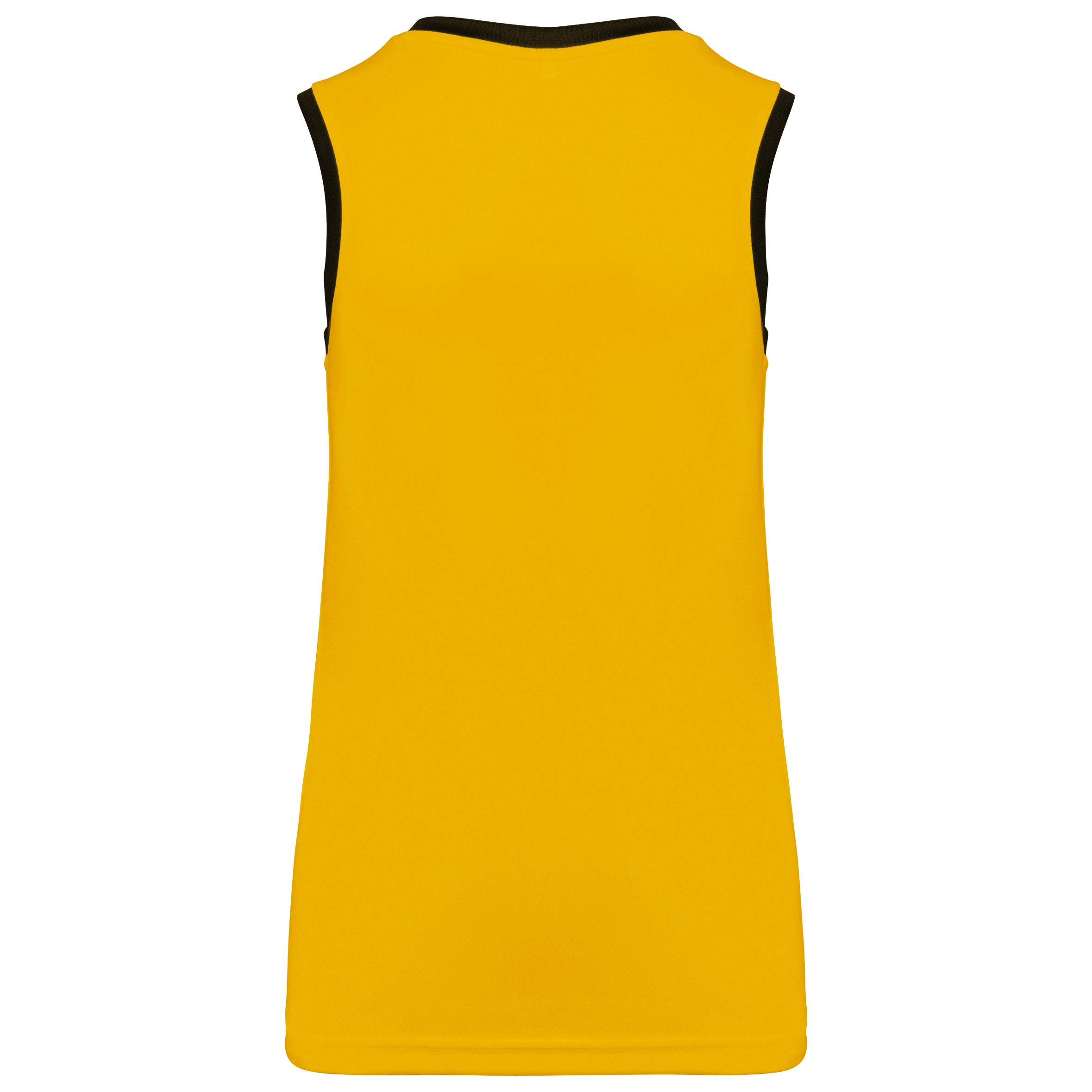 T-shirt de basquetebol de senhora - Sporty Yellow / Black