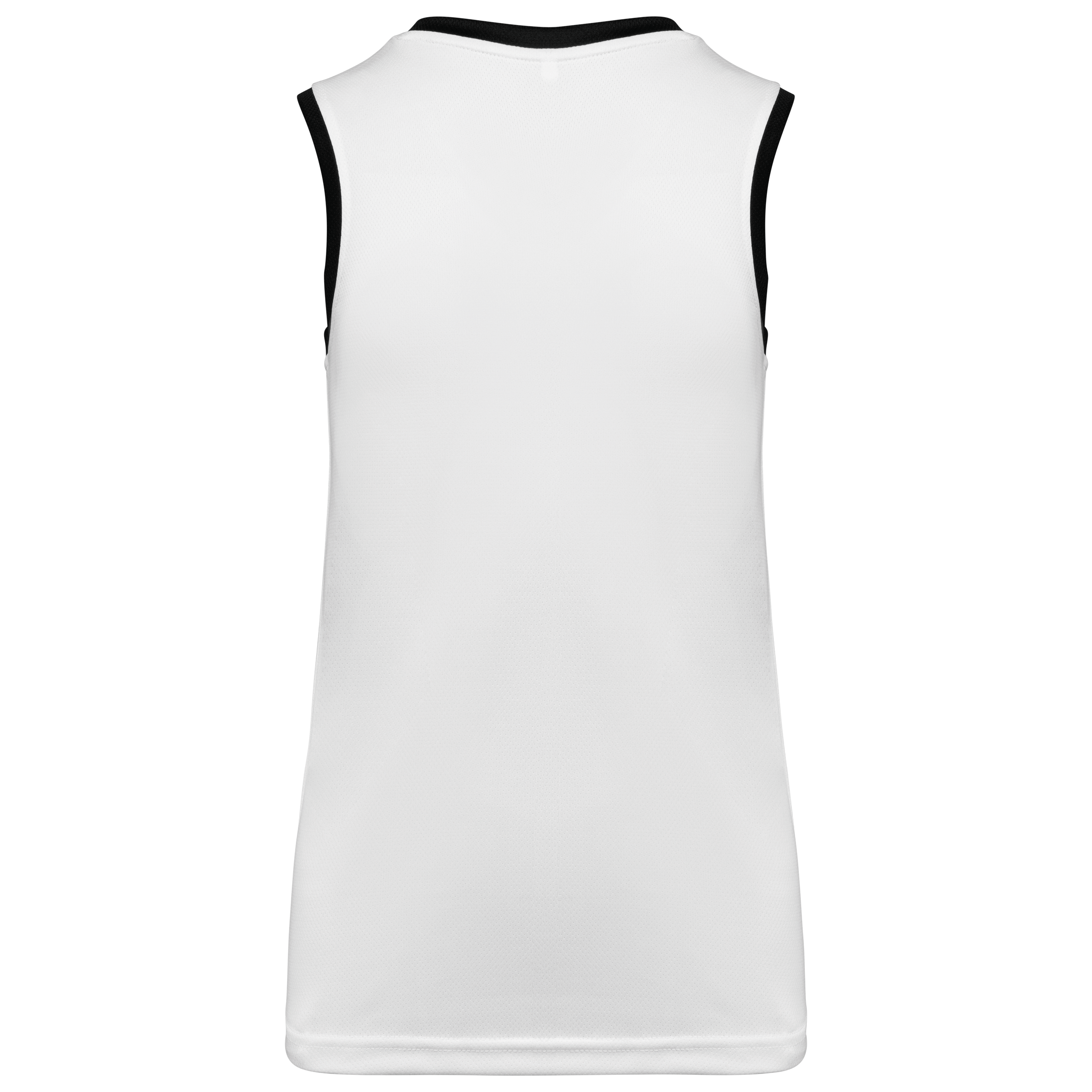 T-shirt de basquetebol de senhora - White / Black