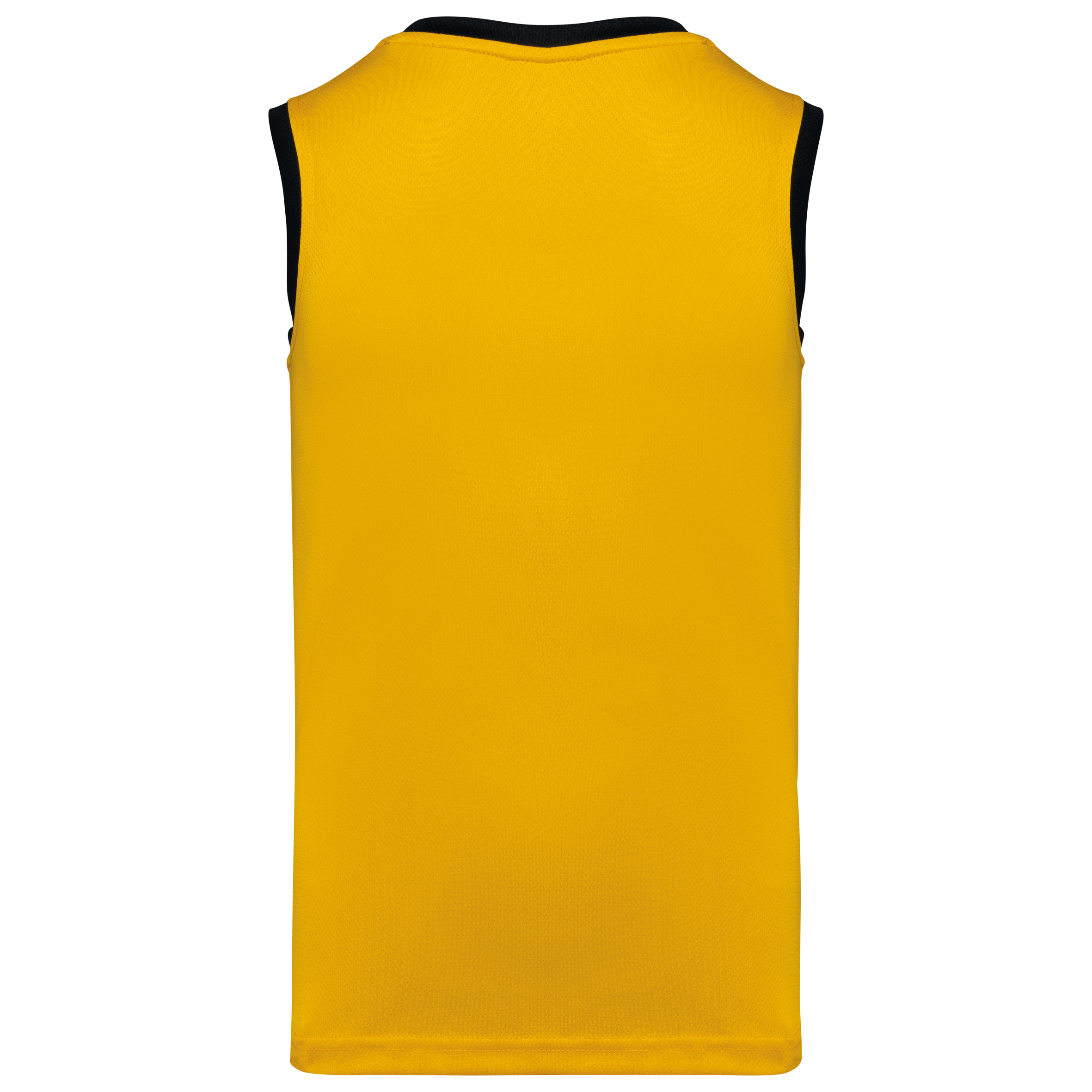 T-shirt de basquetebol de criança - Sporty Yellow / Black