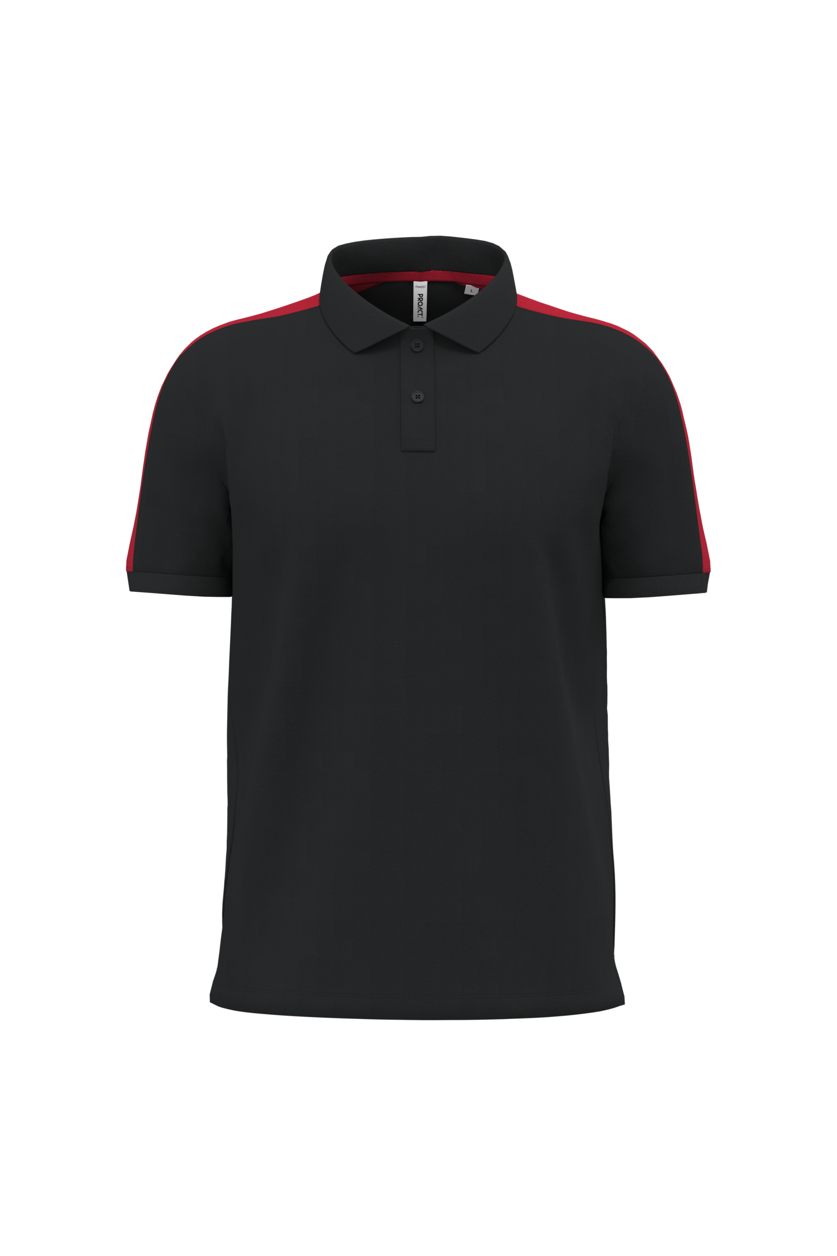 Polo de equipo bicolor unisex