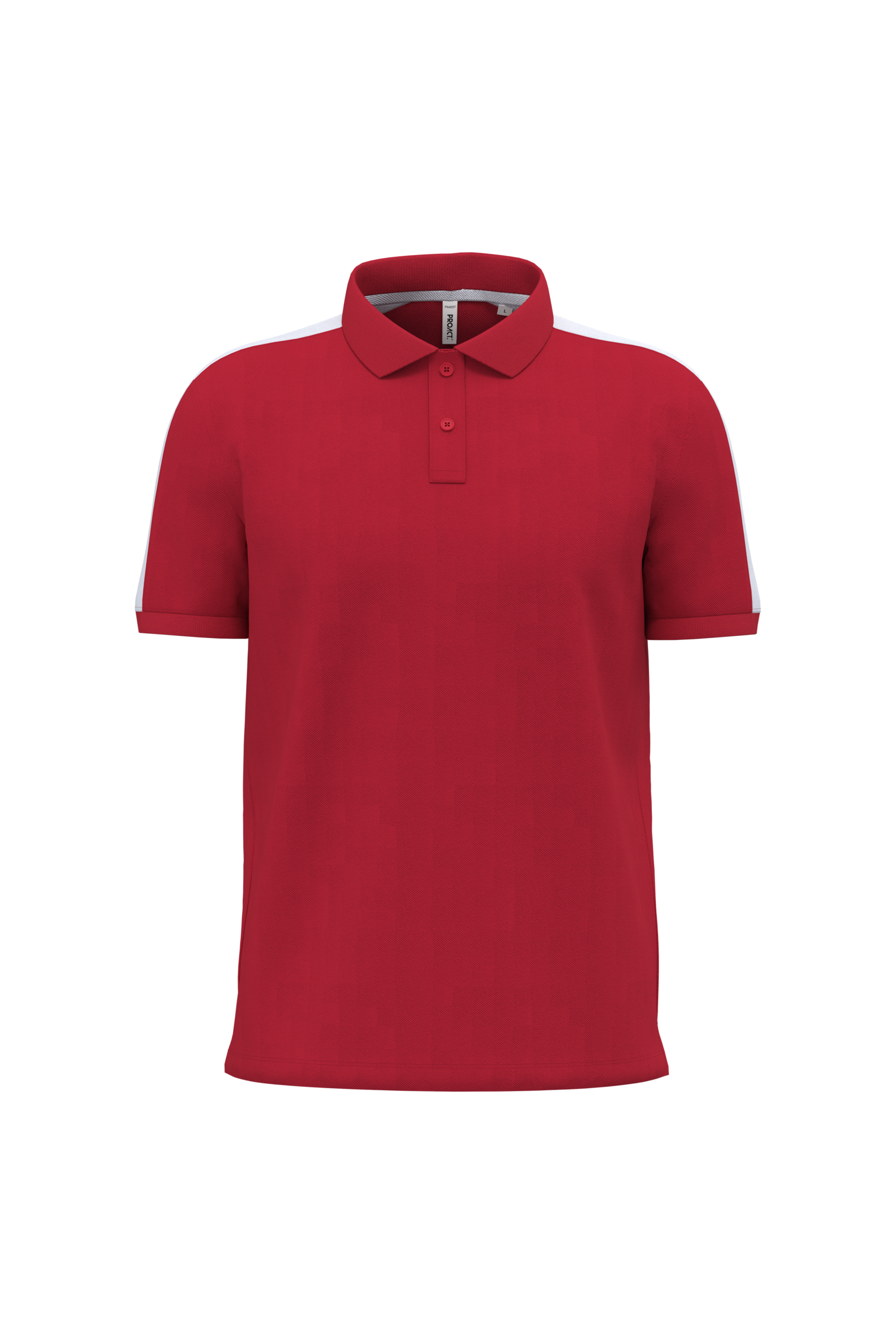 Polo de equipo bicolor unisex