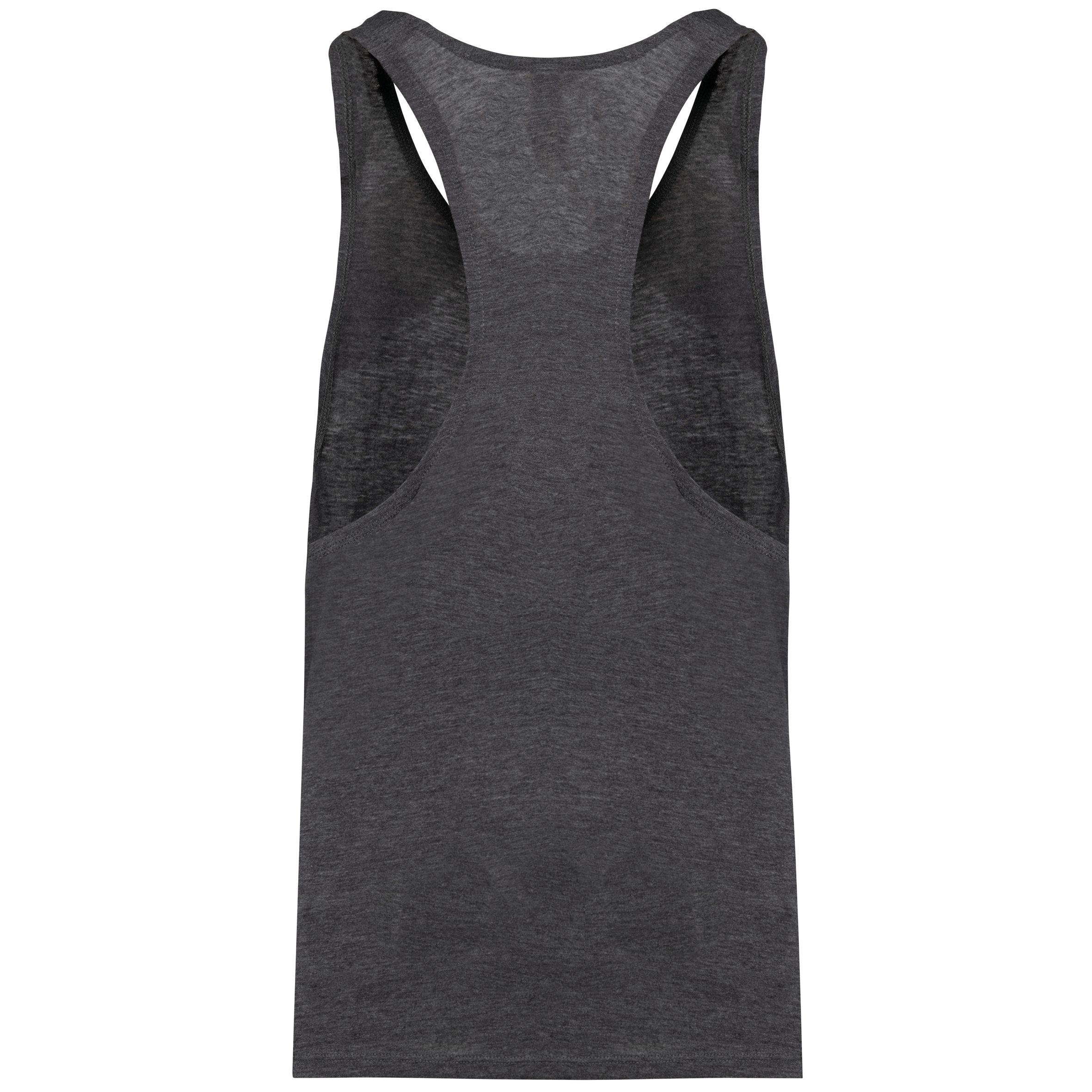 T-shirt sem mangas triblend de homem - Dark Grey Heather