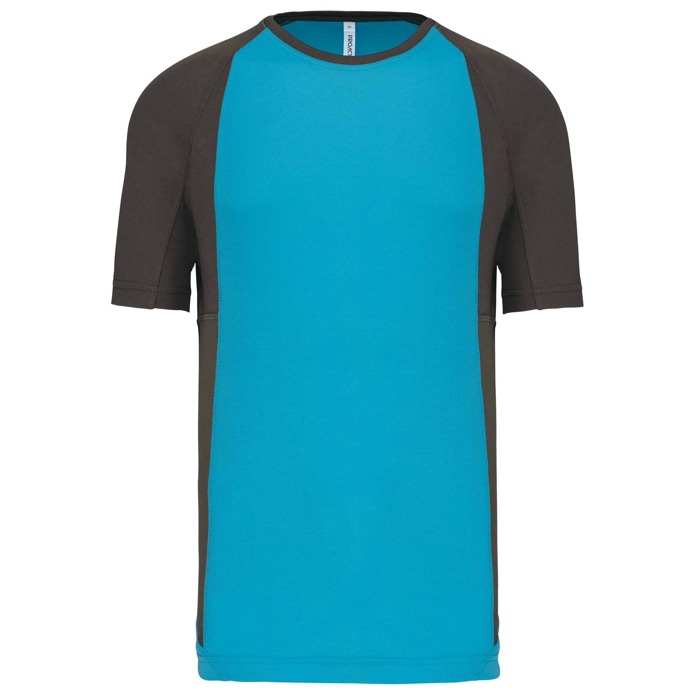 T-shirt Sport unisex girocollo > bicolore manica corta