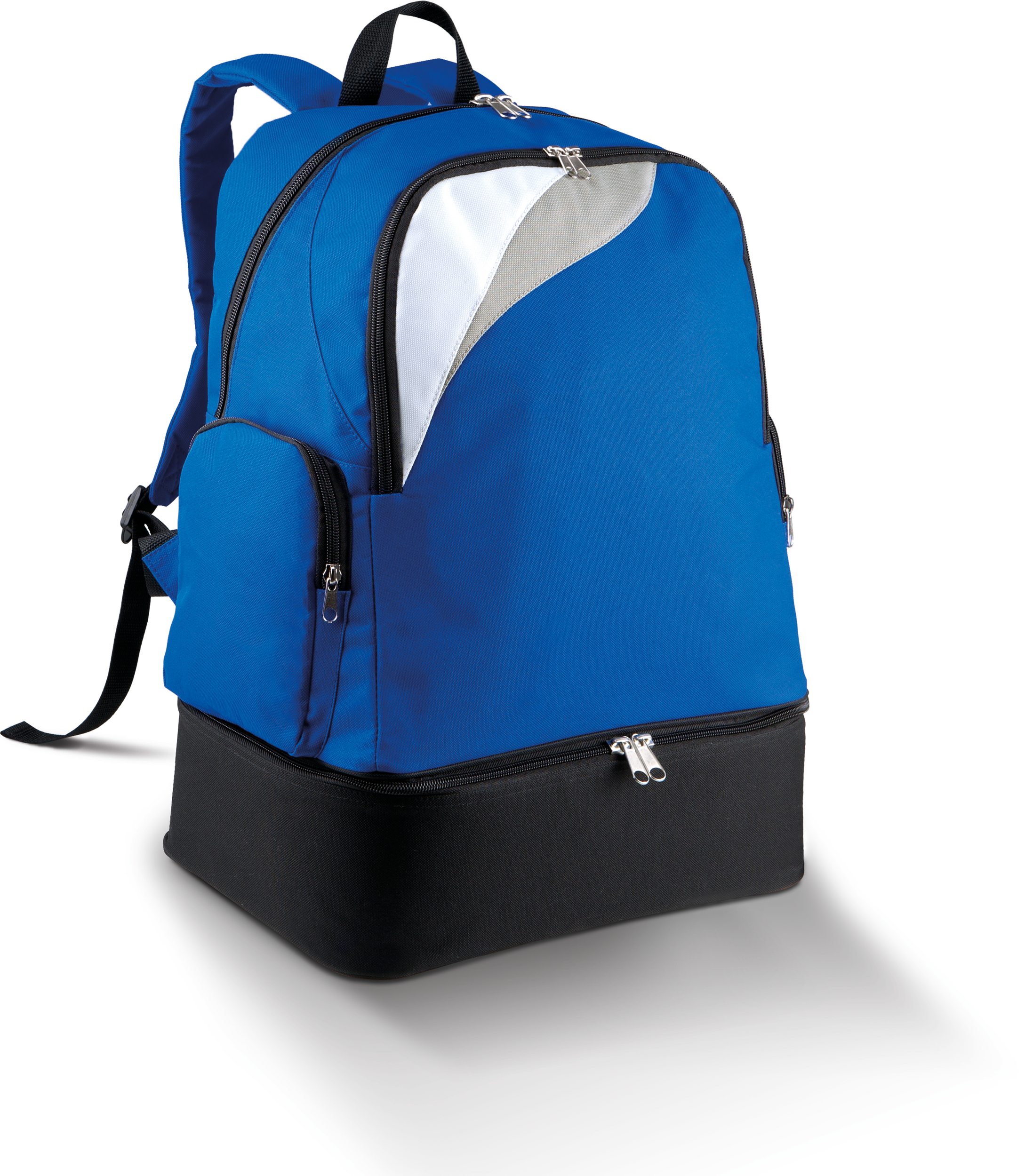 Mochila de desporto com fundo rígido - 39L - Royal Blue / White / Light Grey