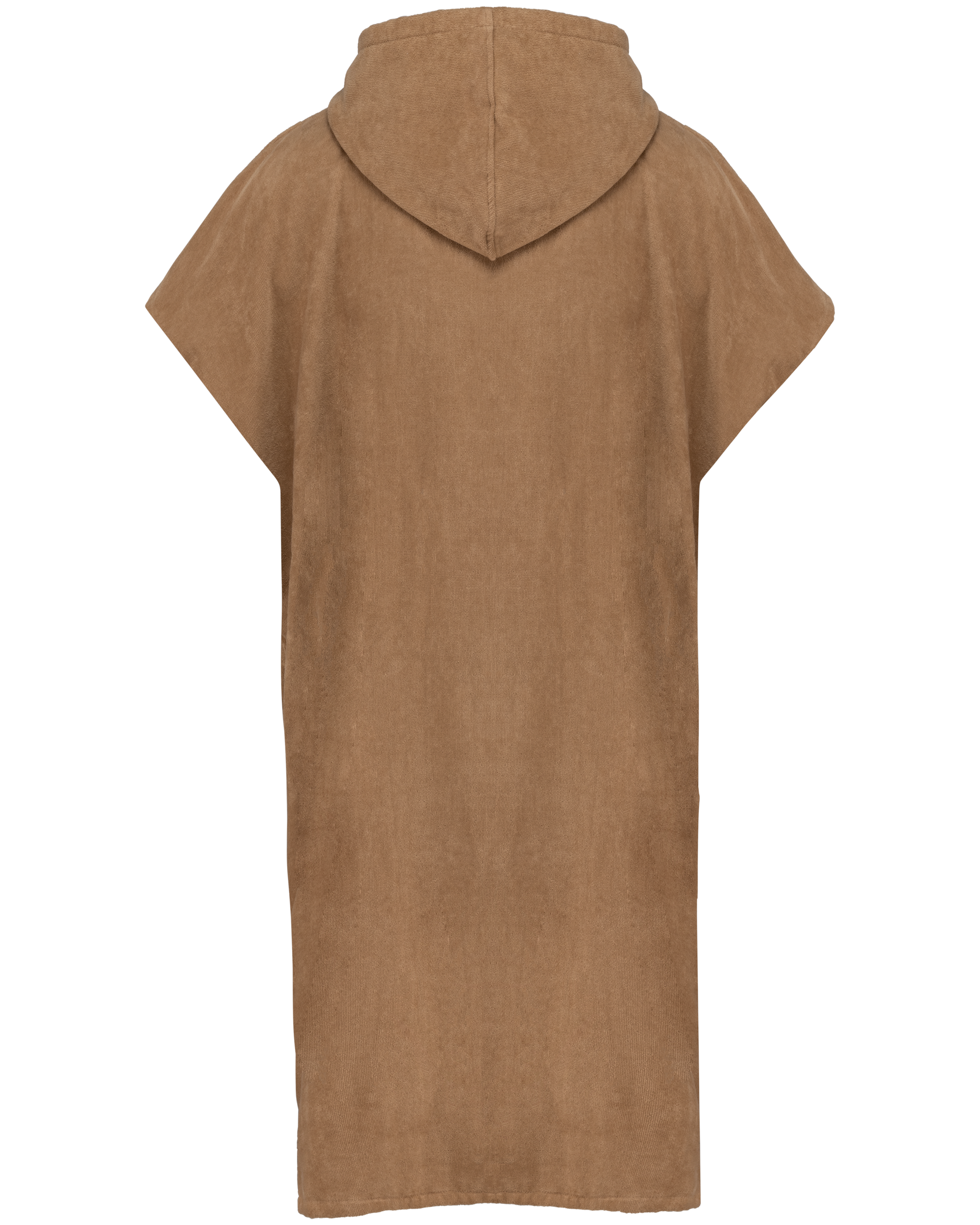Poncho turco com capuz unissexo - Camel