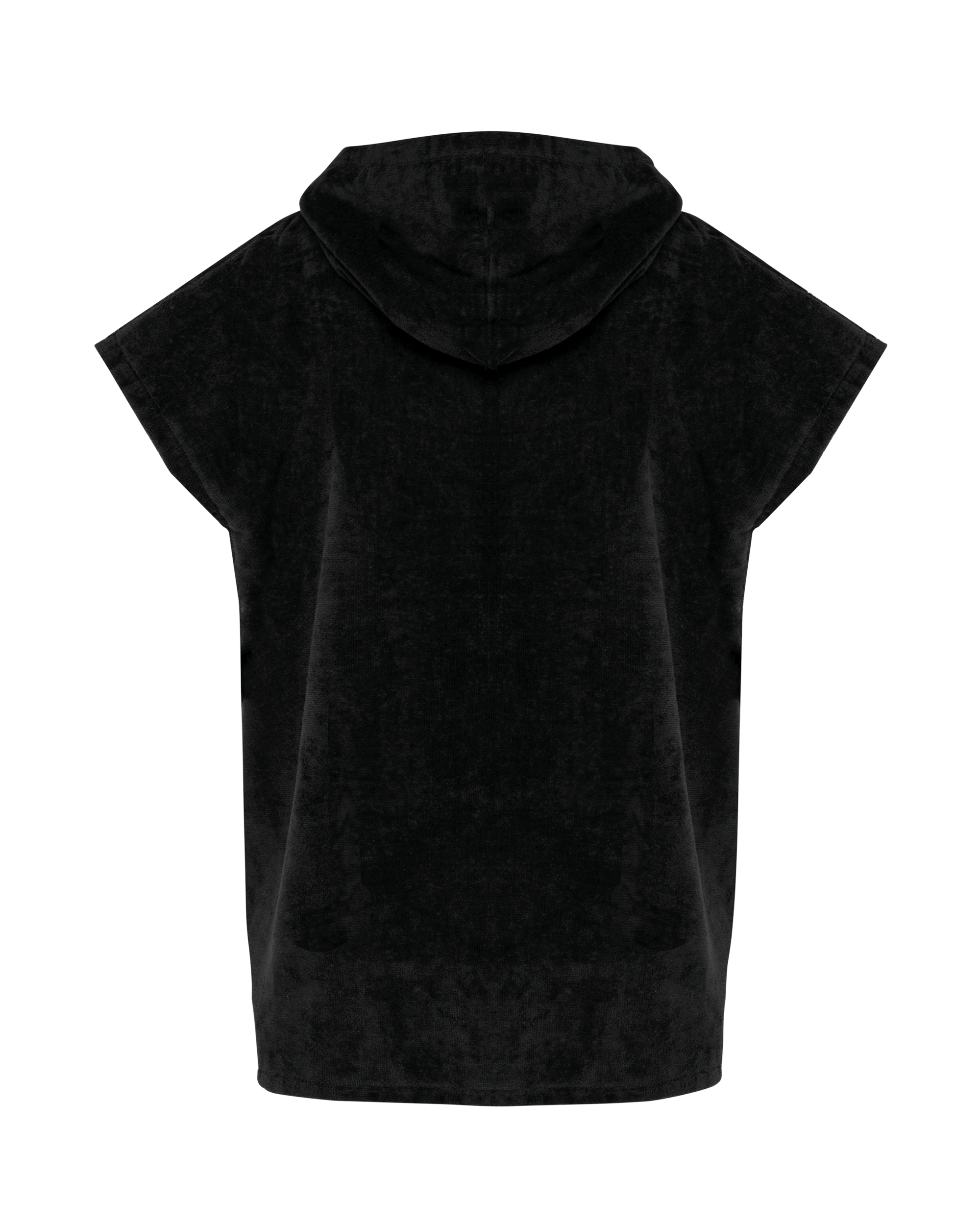 Poncho turco com capuz de criança - Black