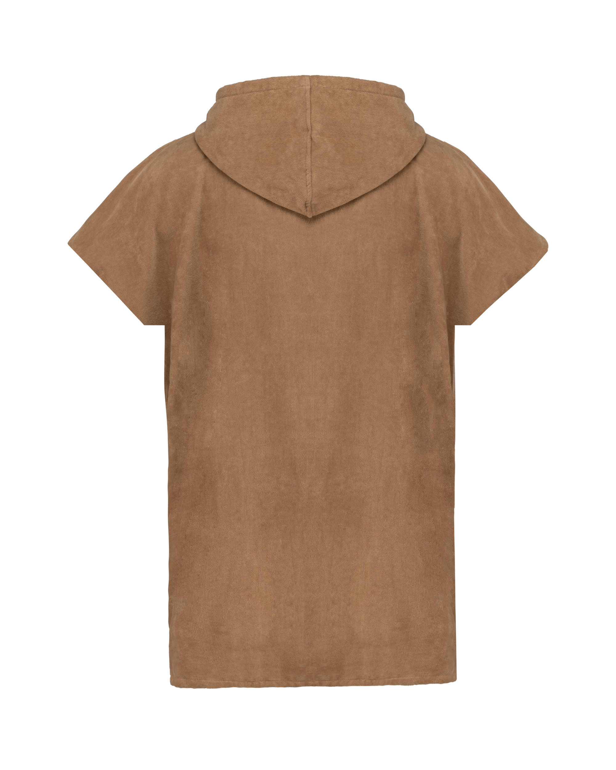 Poncho turco com capuz de criança - Camel