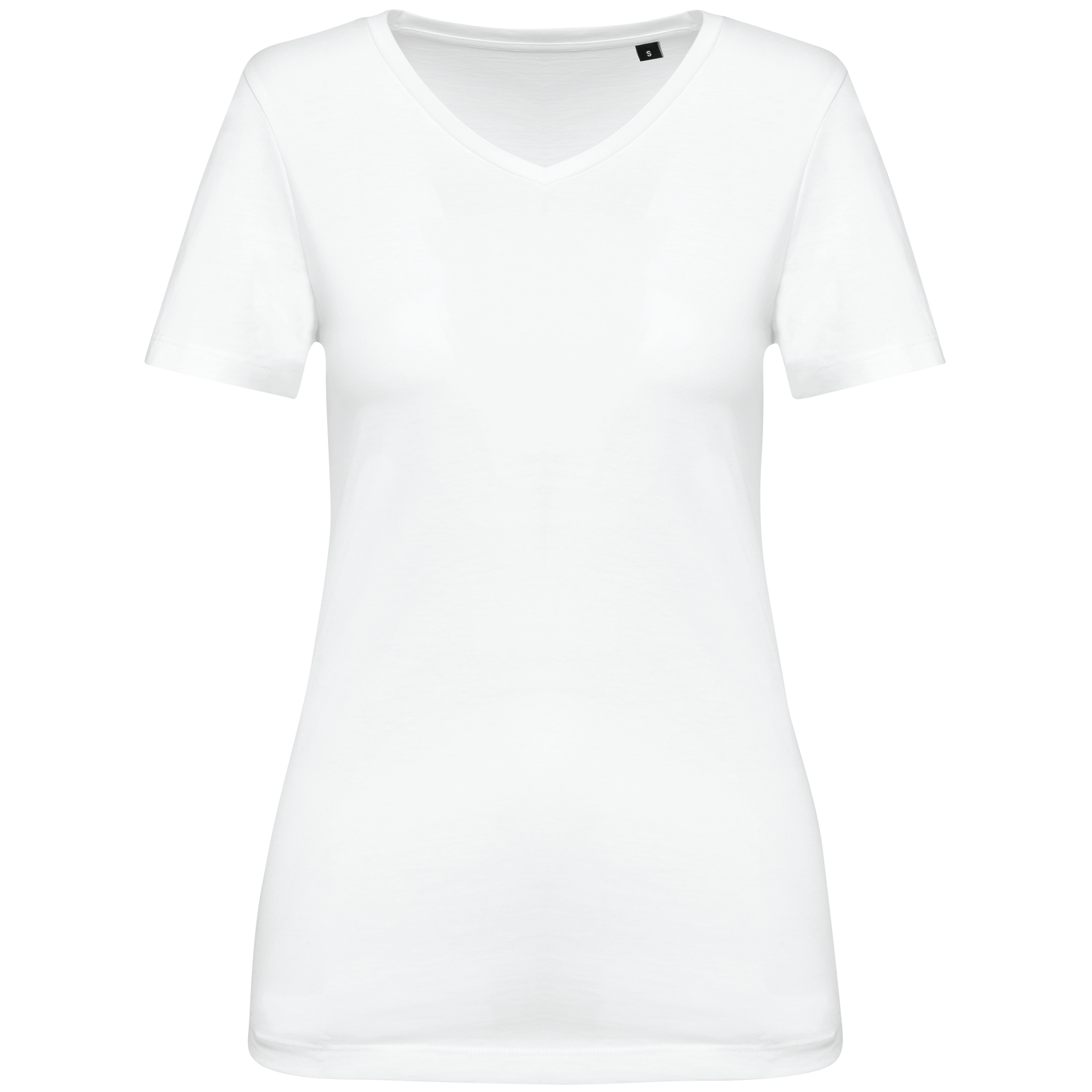 T-shirt Supima® col V manches courtes femme - Image 20