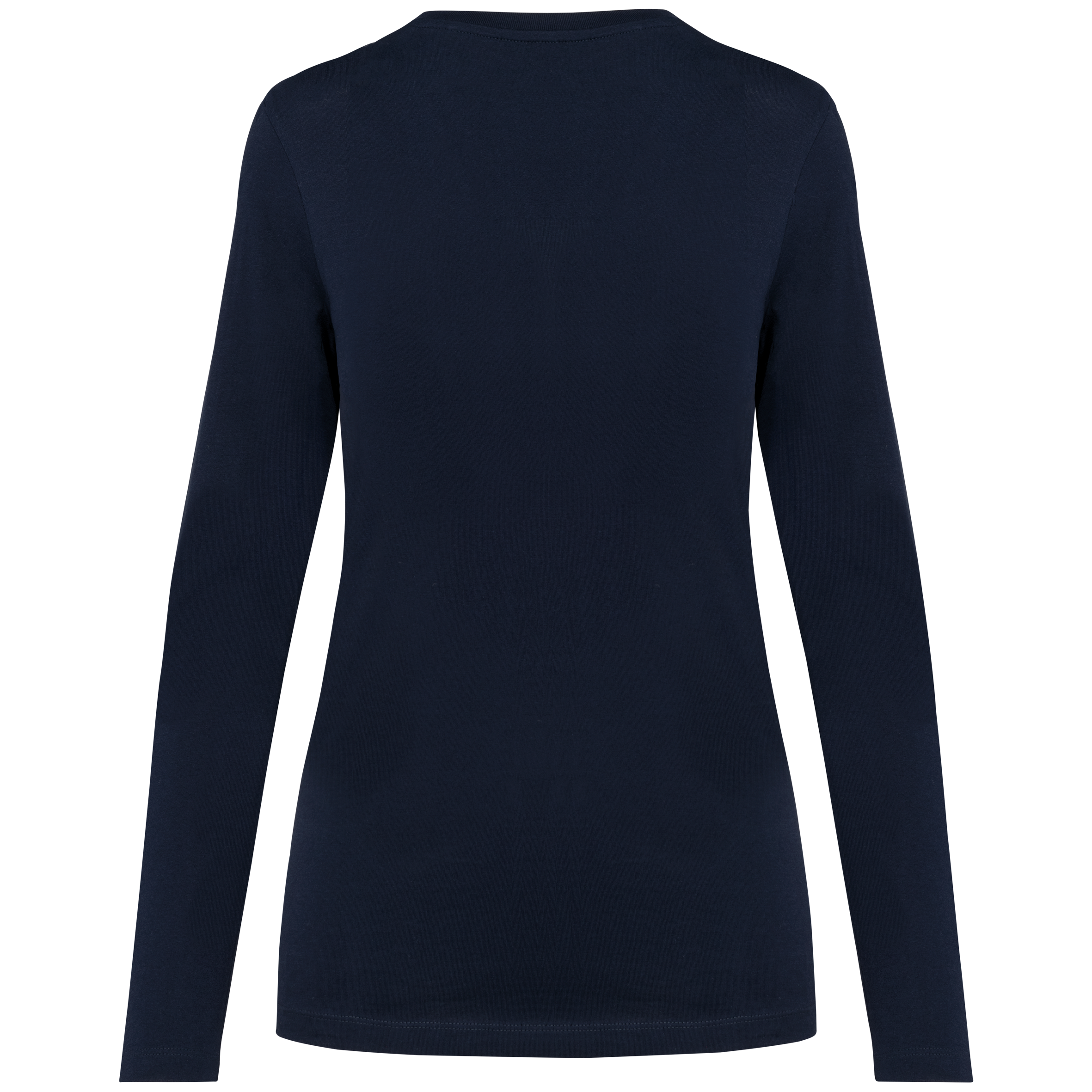 T-shirt Supima® col V manches longues femme - Image 15