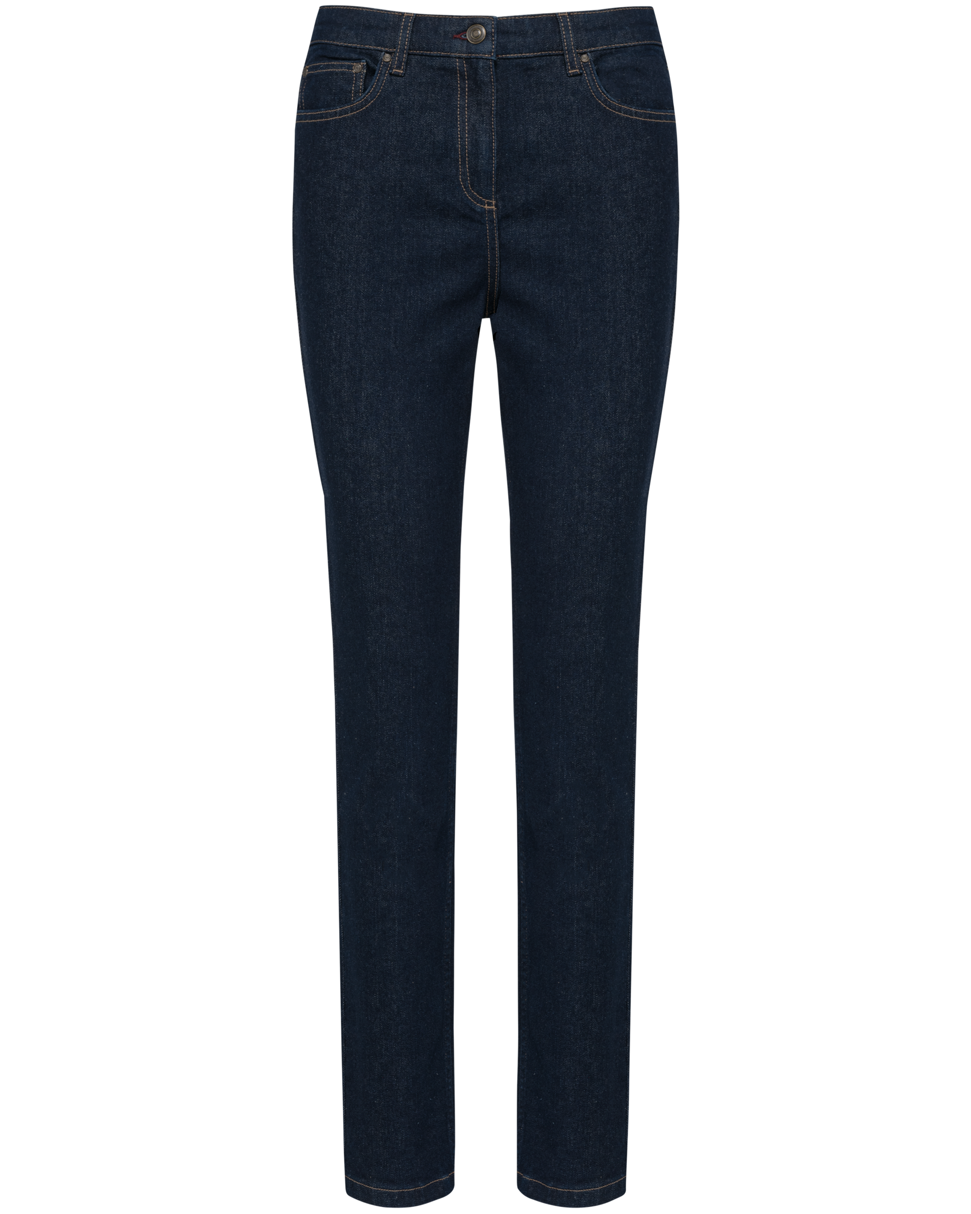 Calças de ganga de senhora — Azul Frente