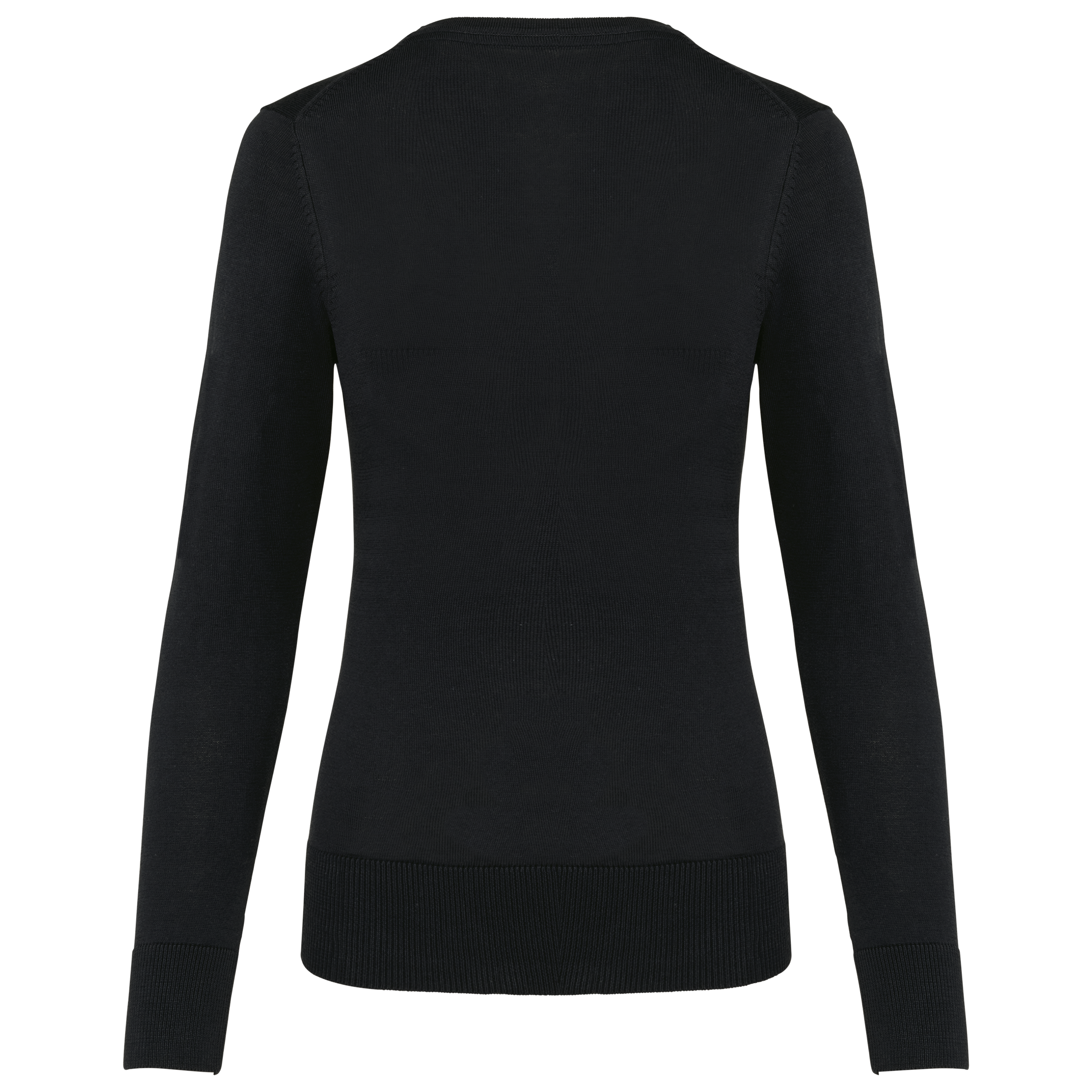 Camisola Supima® com decote redondo de senhora - Black