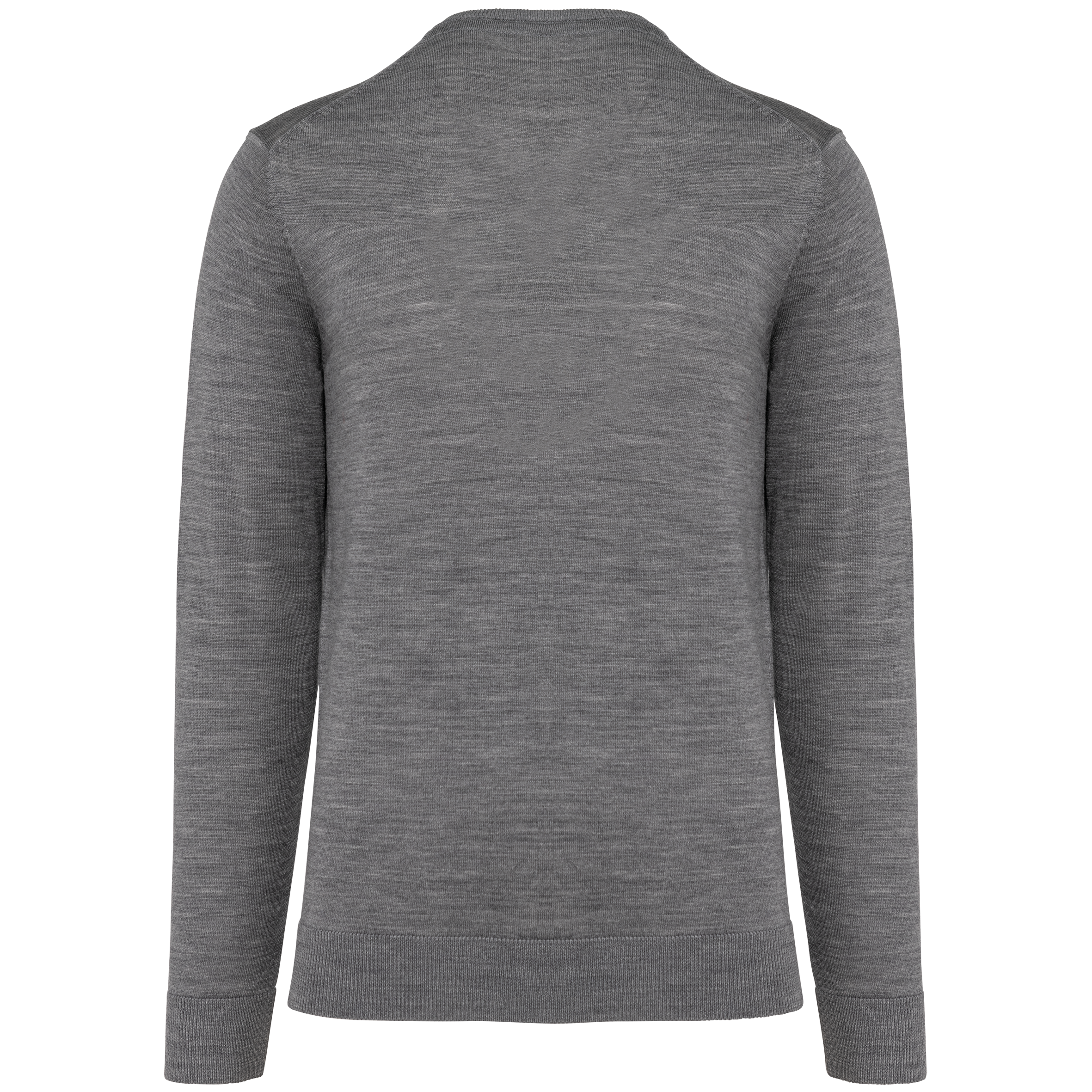 Pullover Merino de homem - Grey Heather