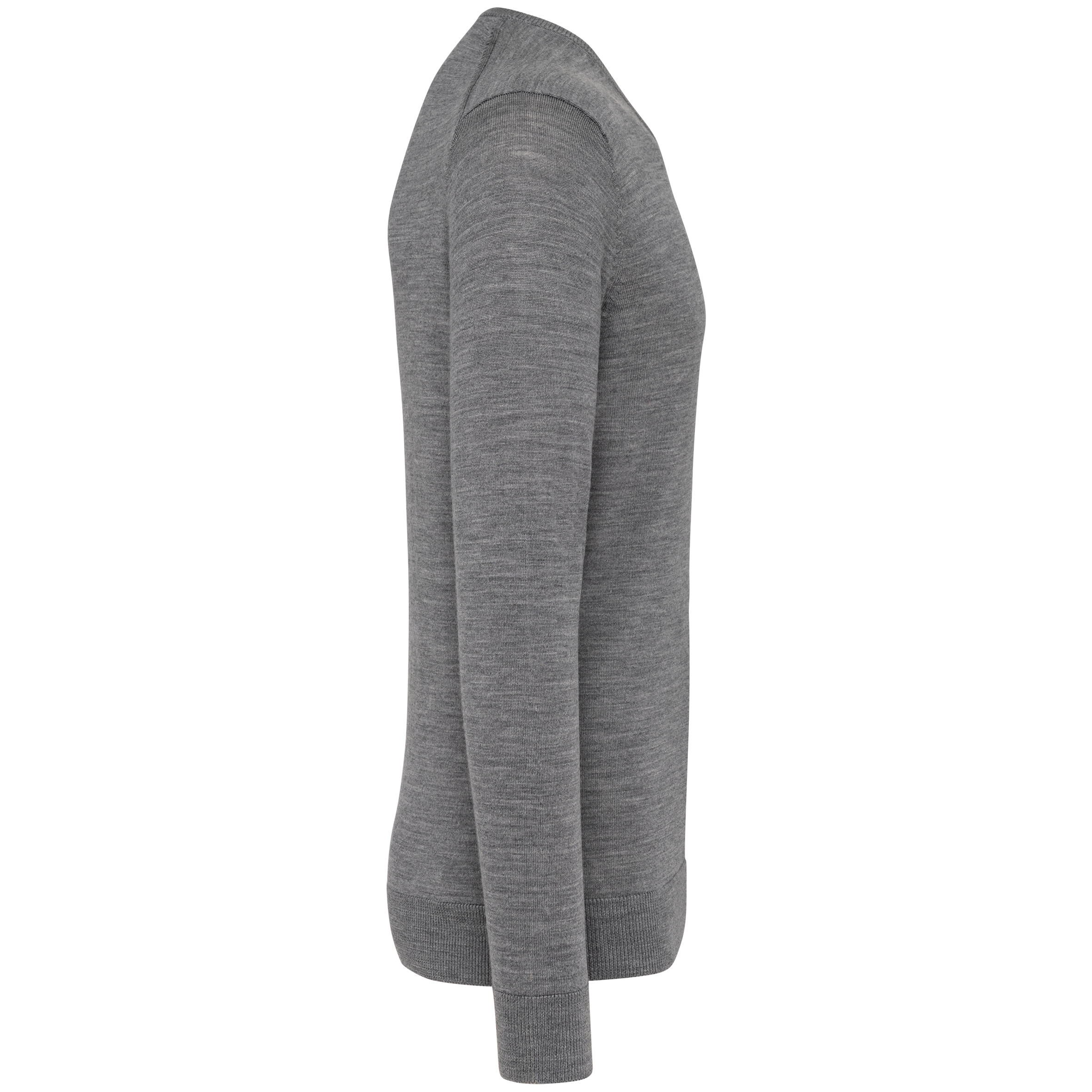 Pull Mérinos col V - Image 9