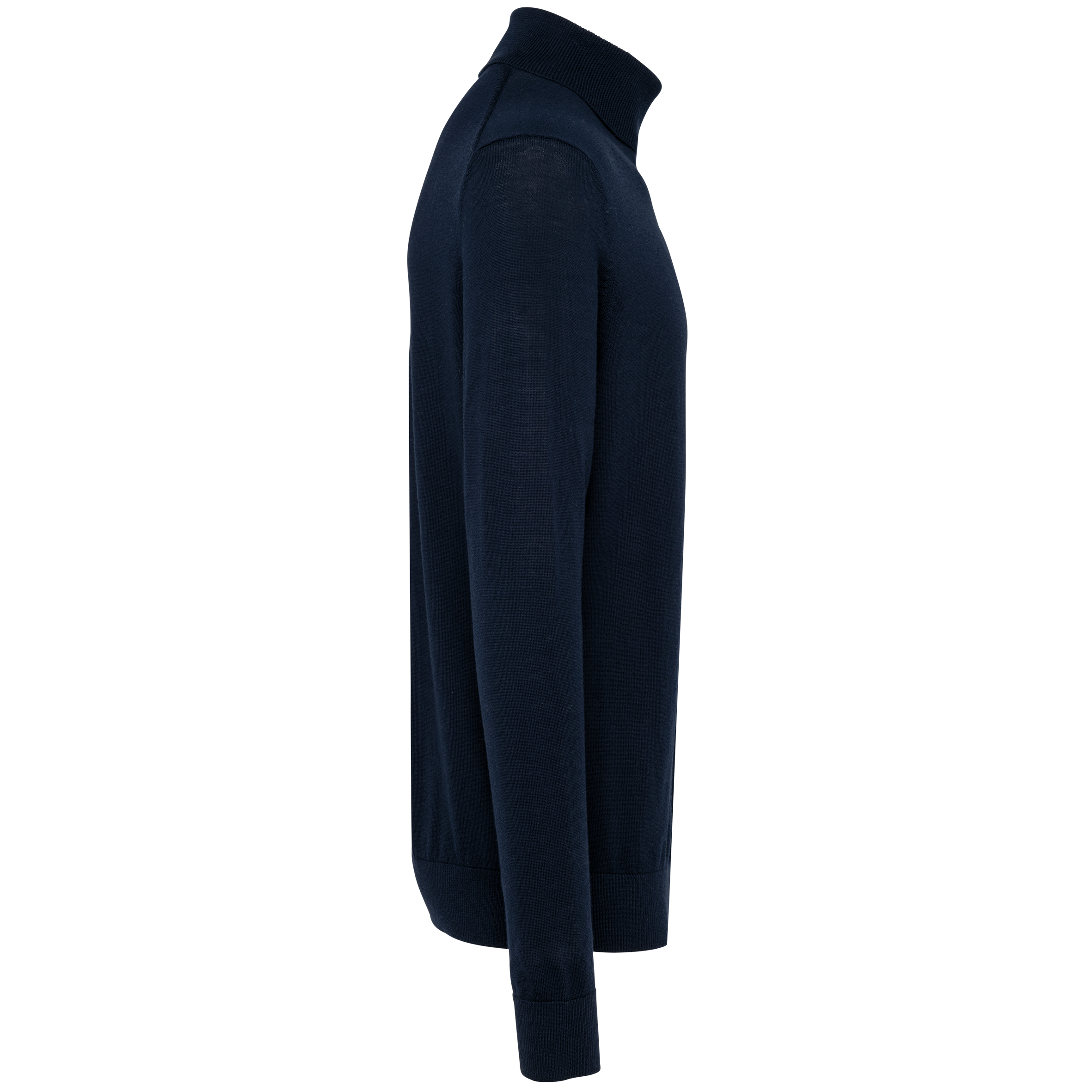 Jersey lana merina cuello vuelto hombre