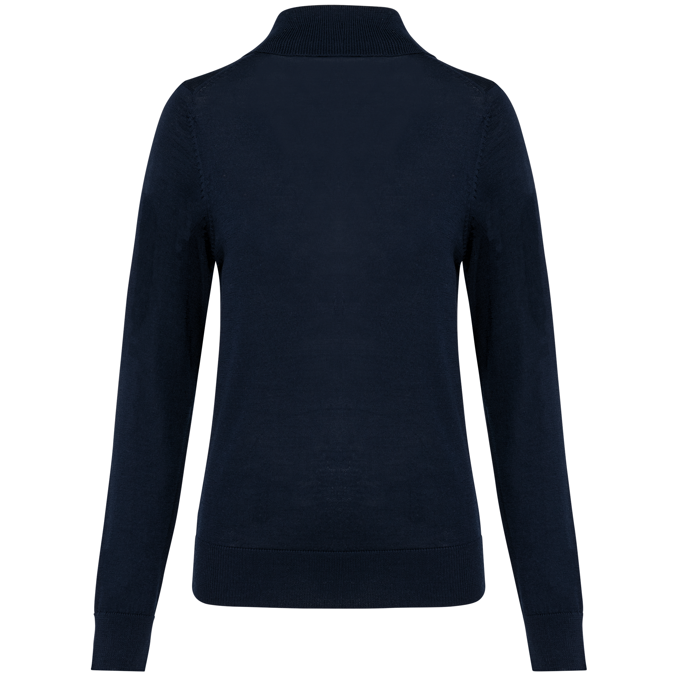 Camisola Merino de gola alta de senhora - Deep Navy