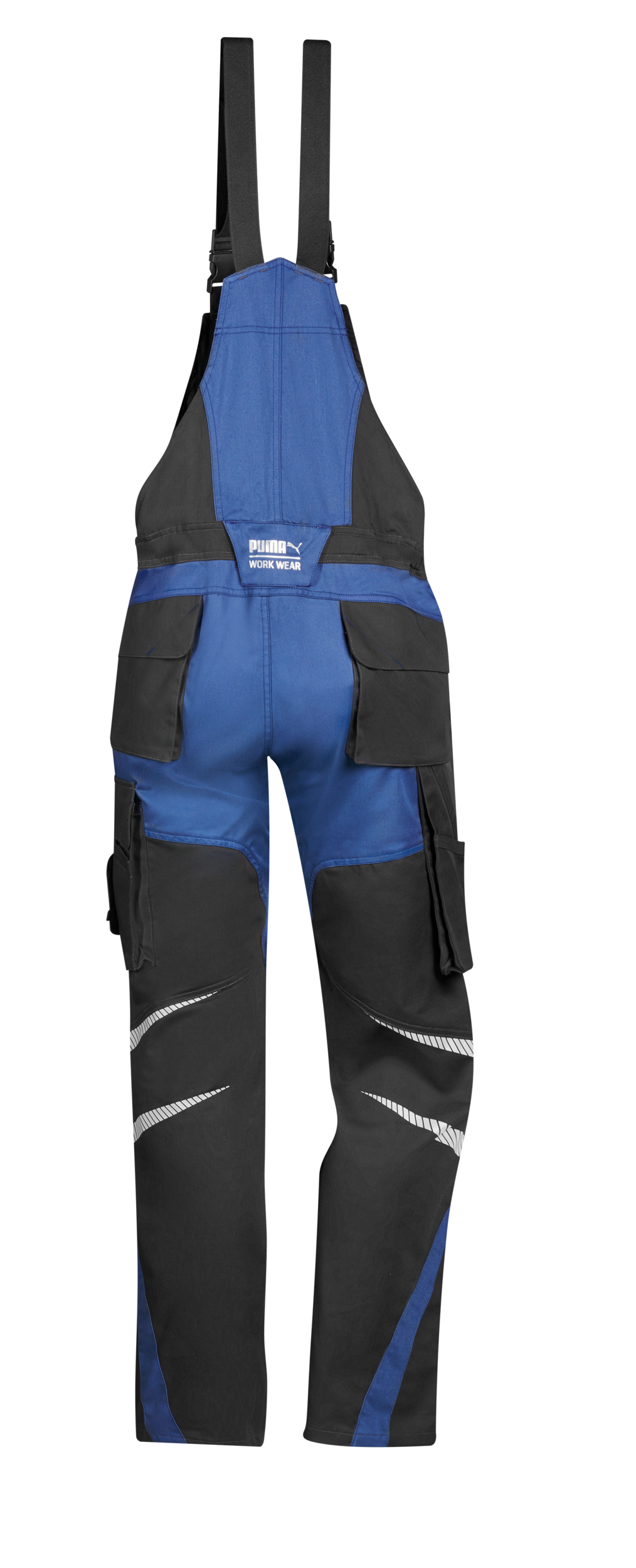 Jardineiras de trabalho de homem - Anthracite / Blue