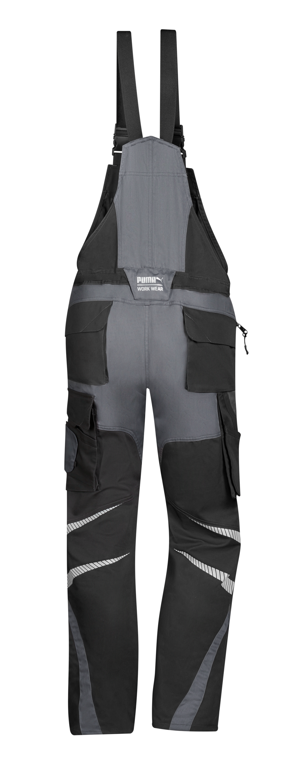 Jardineiras de trabalho de homem - Anthracite / Grey