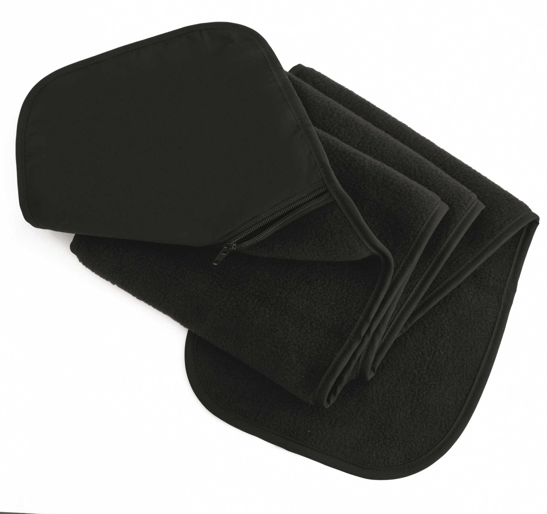 Cachecol com bolso Polartherm™ - Black