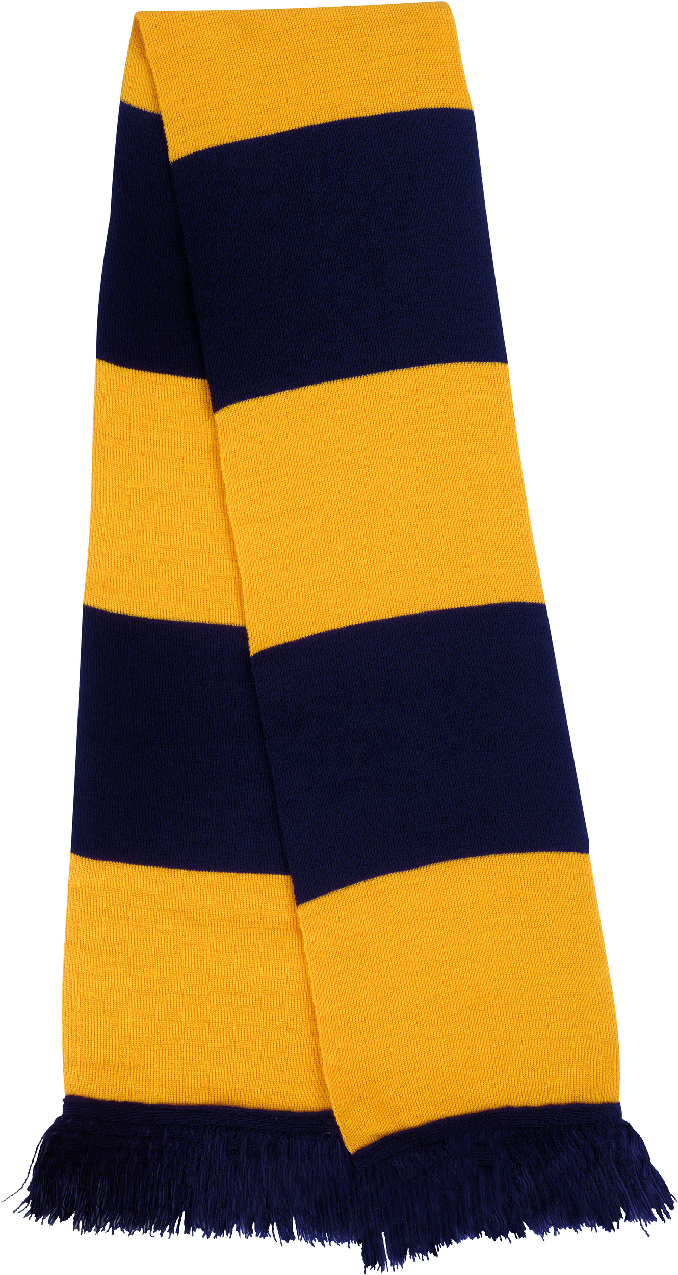 Cachecol bicolor - Navy / Gold