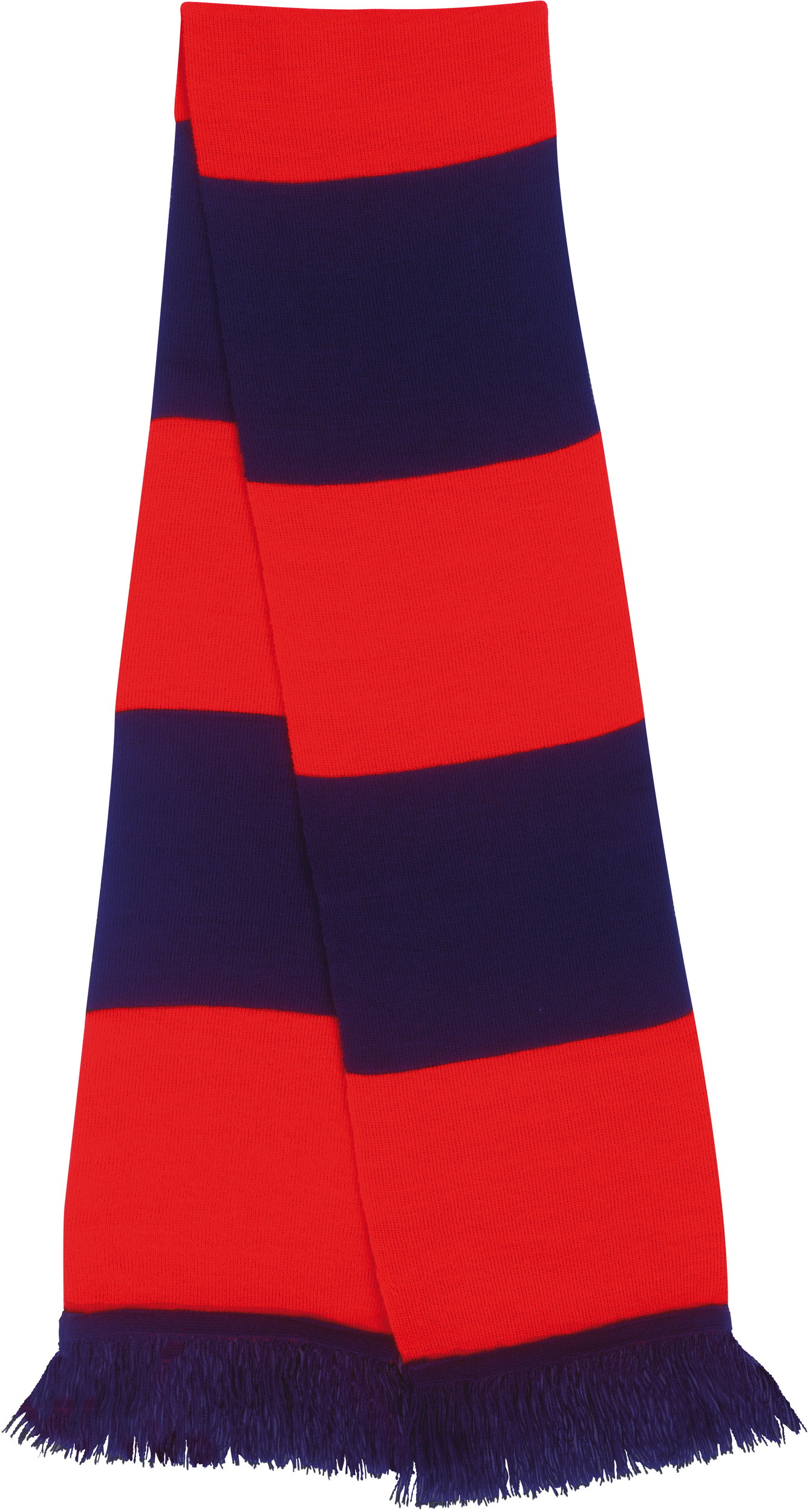 Cachecol bicolor - Navy / Red