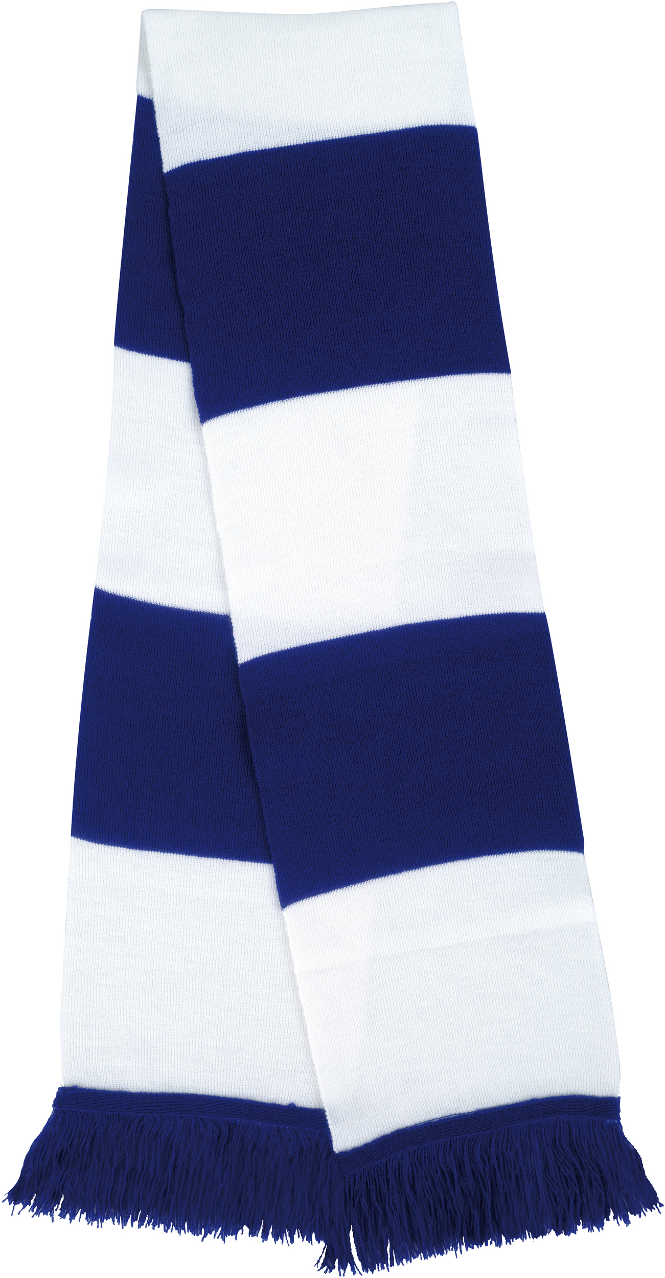 Cachecol bicolor - Royal Blue / White