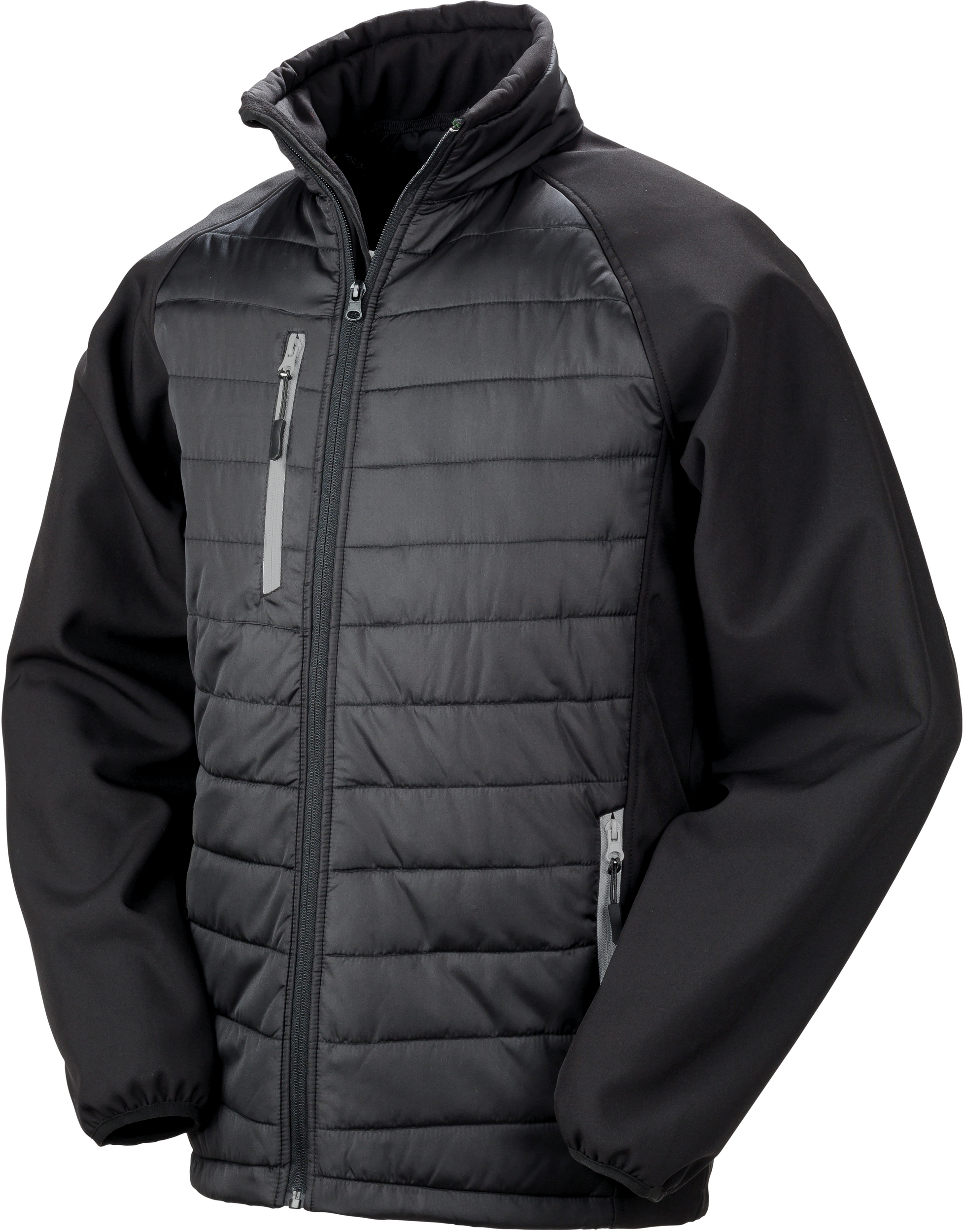 Veste softshell rembourrée black compass recyclée - Image 9