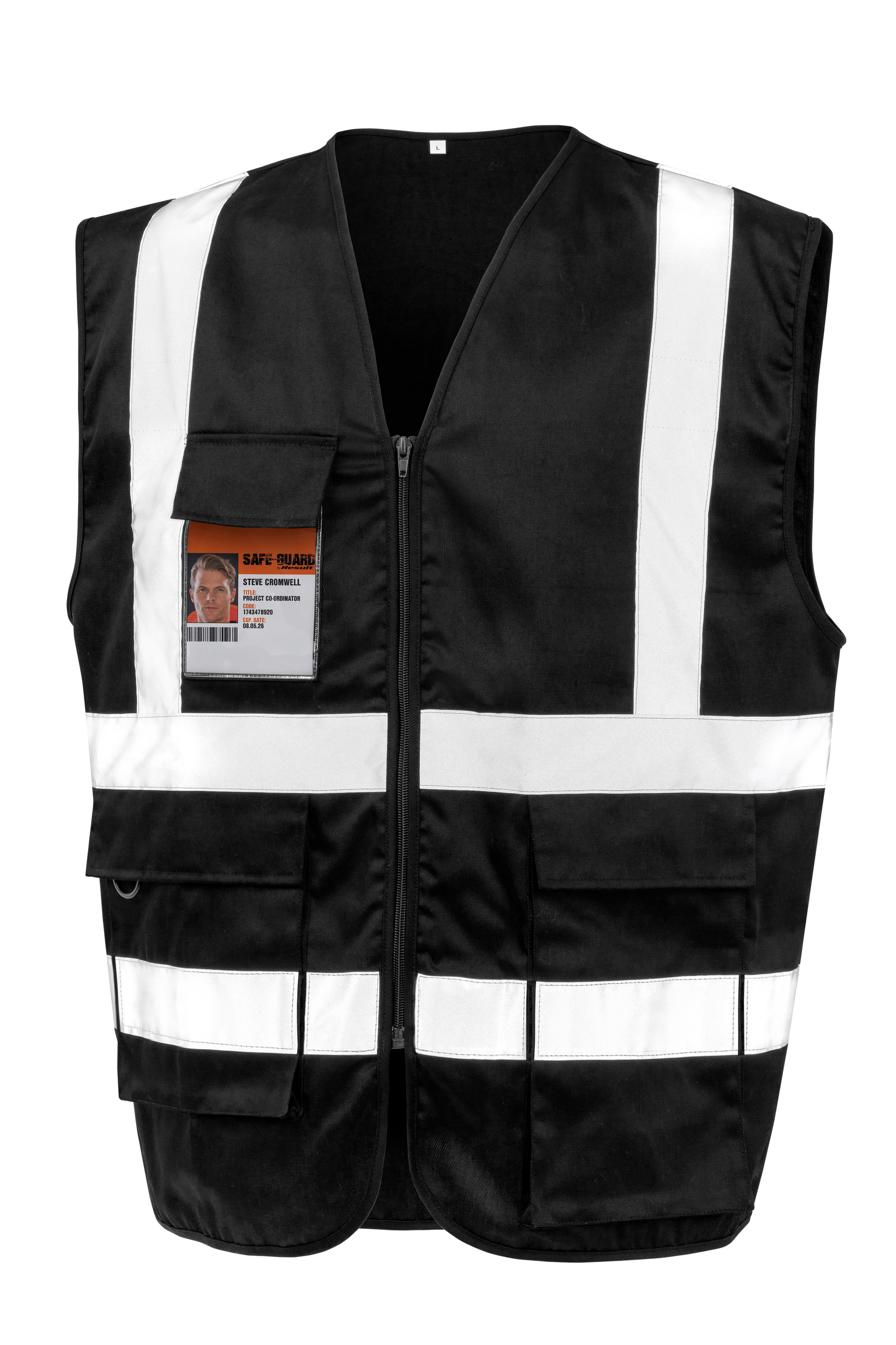 Gilet de sécurité zippé - Image 4