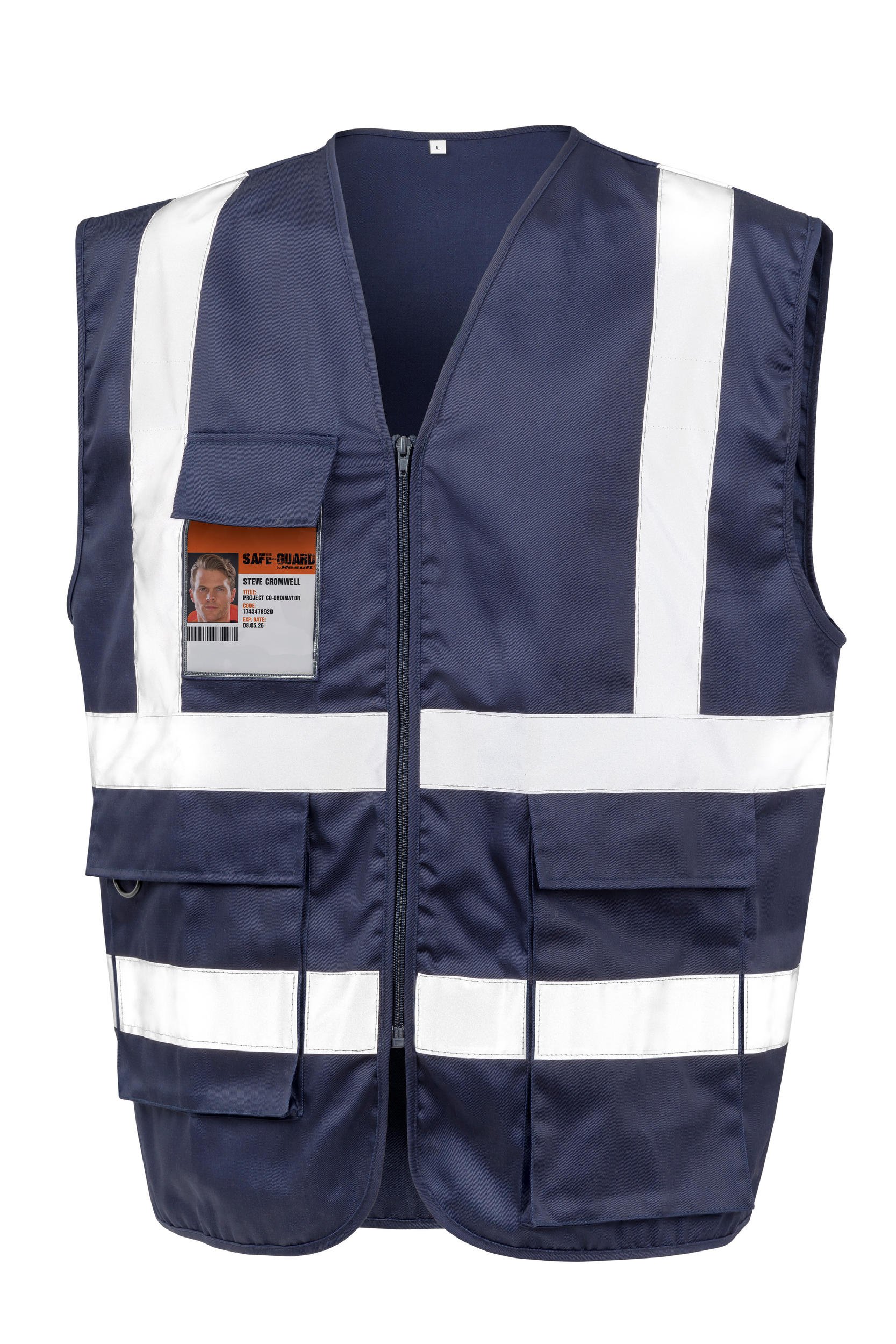 Gilet de sécurité zippé - Image 10