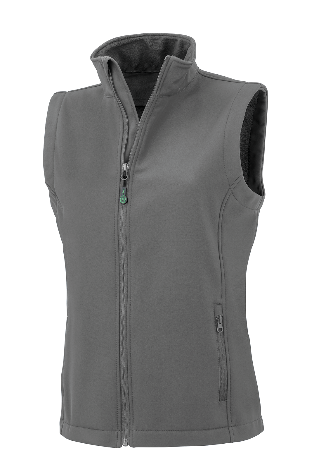 Colete softshell reciclado de senhora - Grey