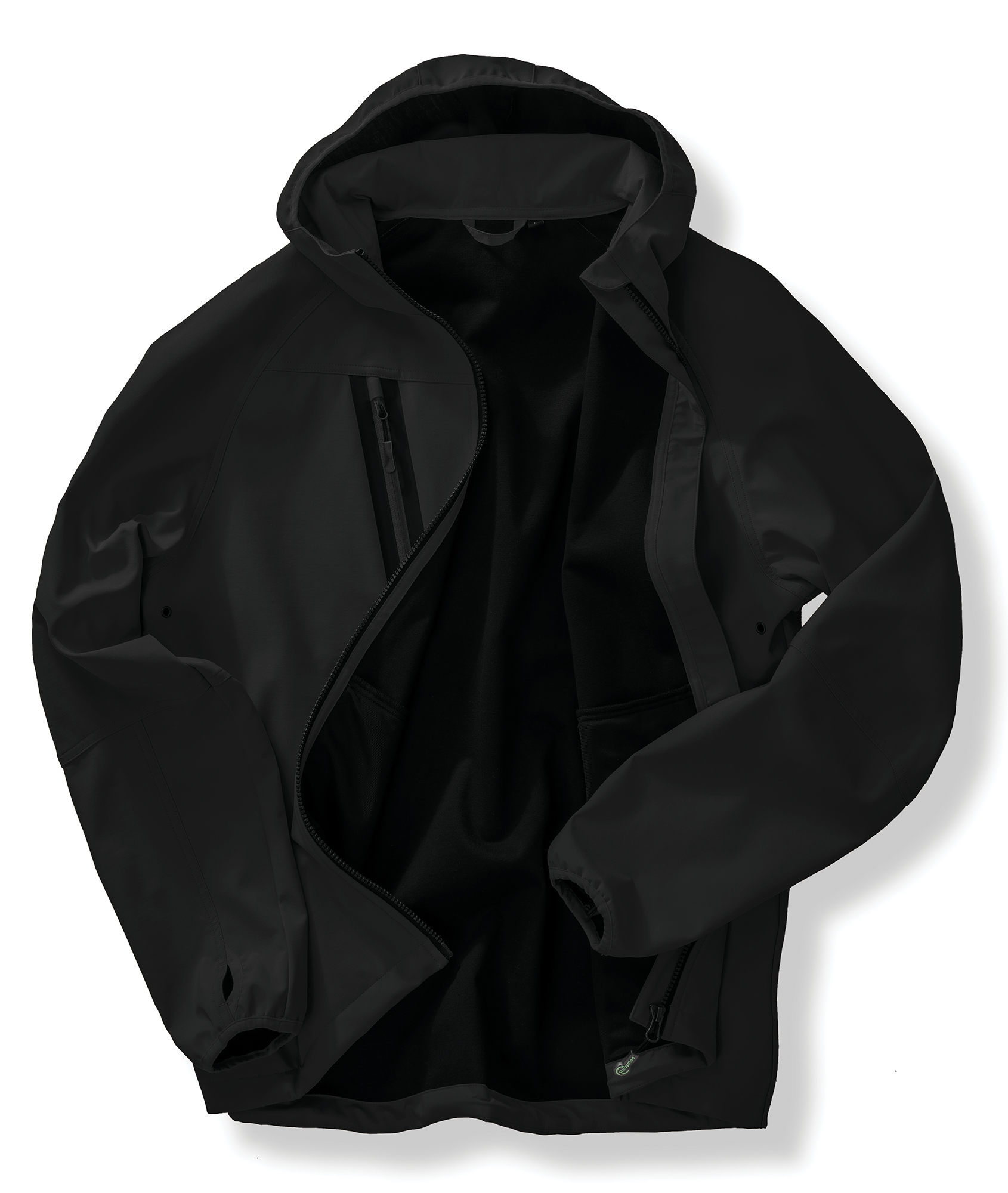 Veste Softshell 3 couches recyclée à capuche unisexe - Image 3