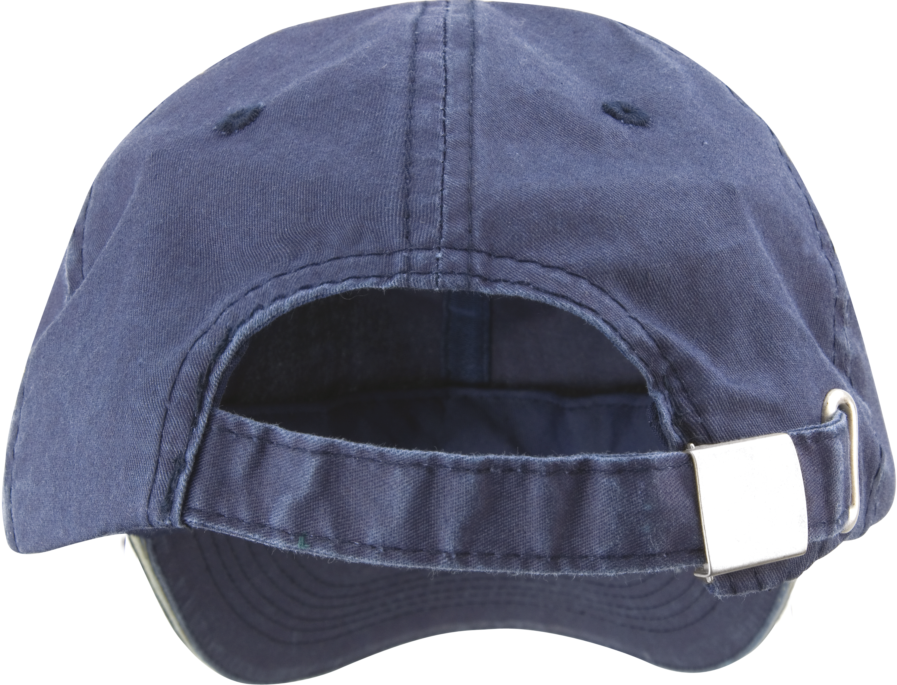 Casquette coton fine ligne lavé avec visière sandwich - Image 3