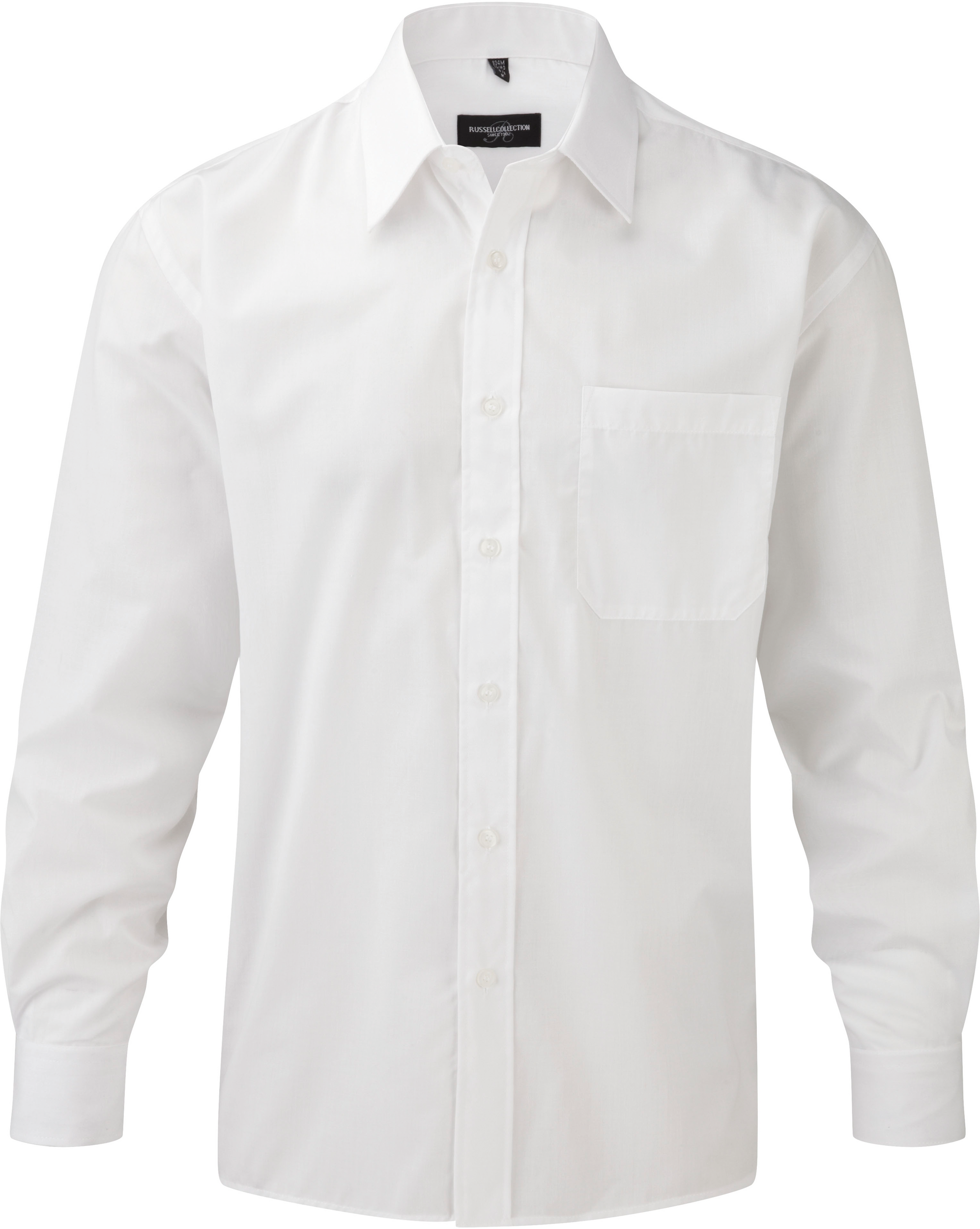 Chemise homme popeline polycoton manches longues - Image 4