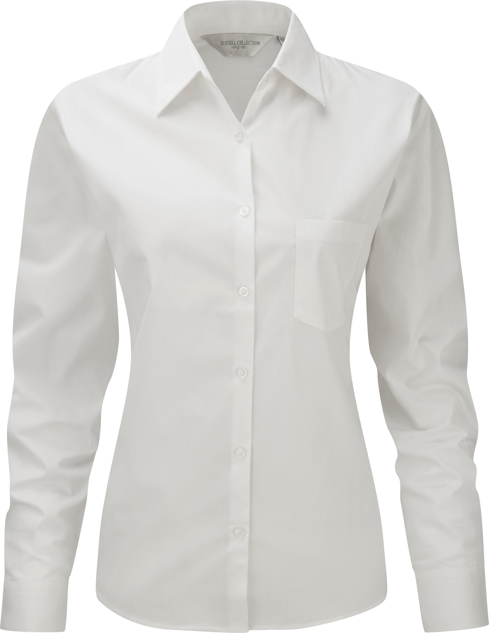 Chemise femme popeline pur coton manches longues - Image 4