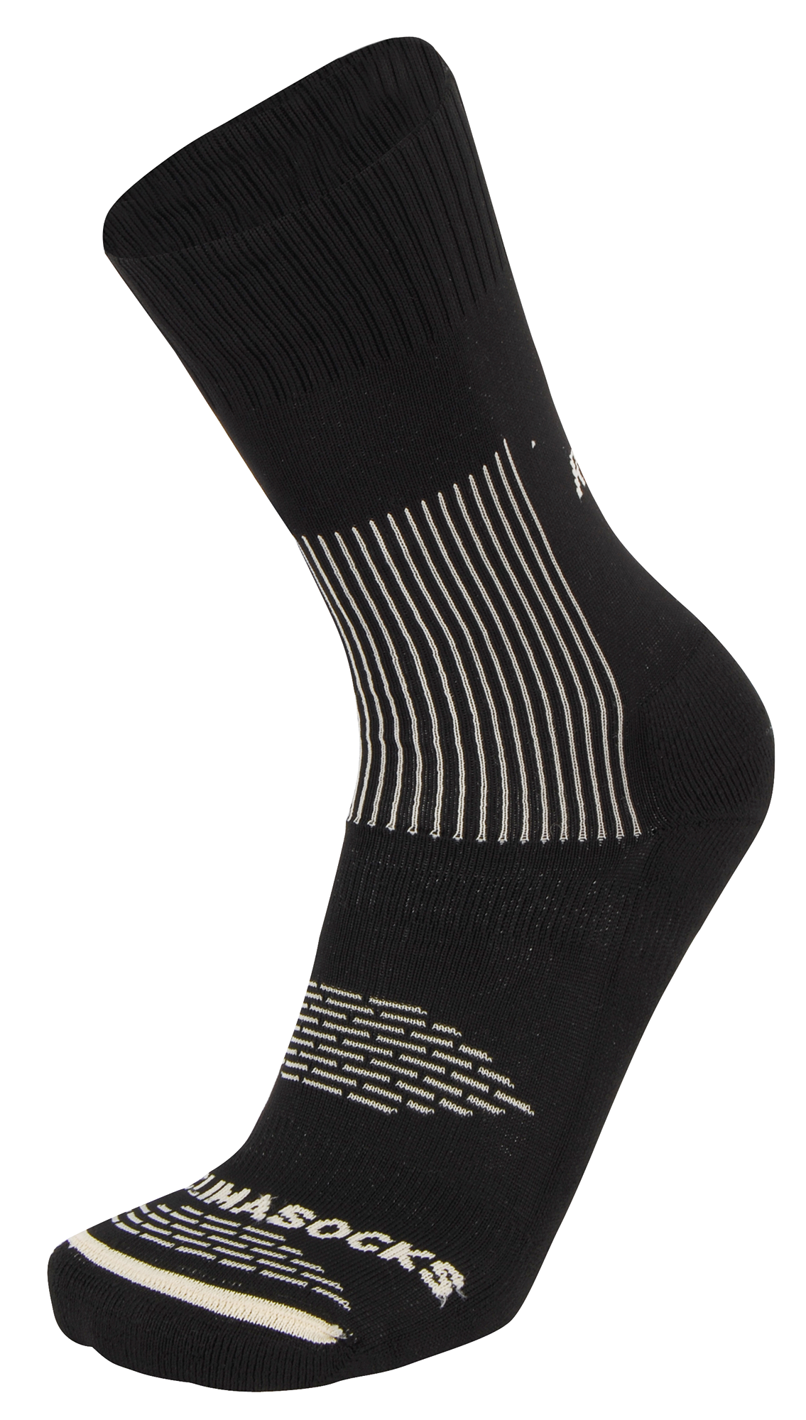 Meia para caminhadas Bi-ClimaSocks - Black/Beige