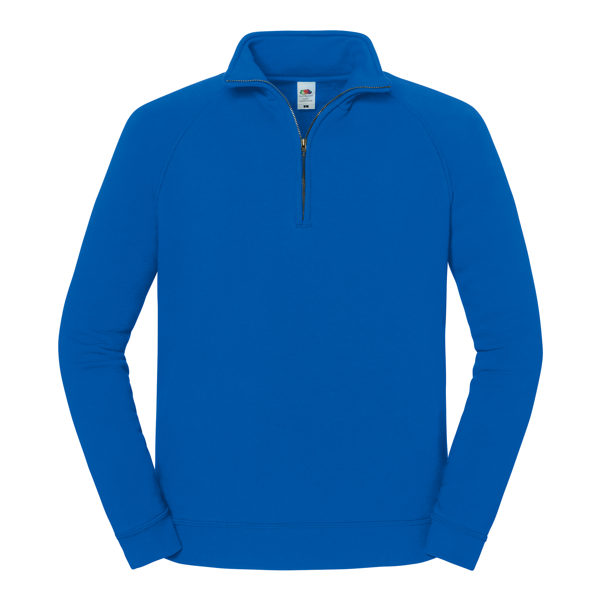 royal blue Sudadera Iconic premium con cremallera para hombre