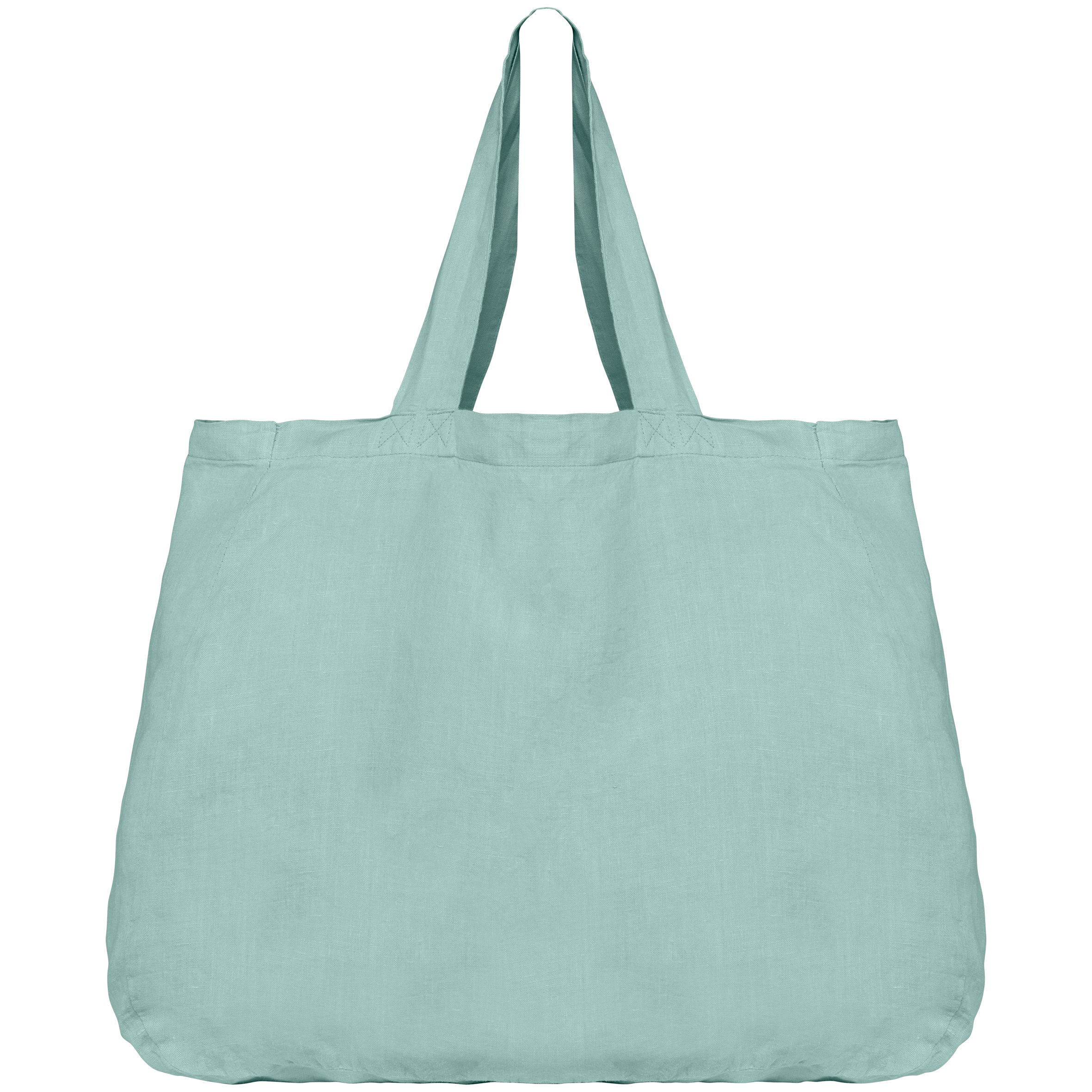 Saco de compras em linho - Jade Green