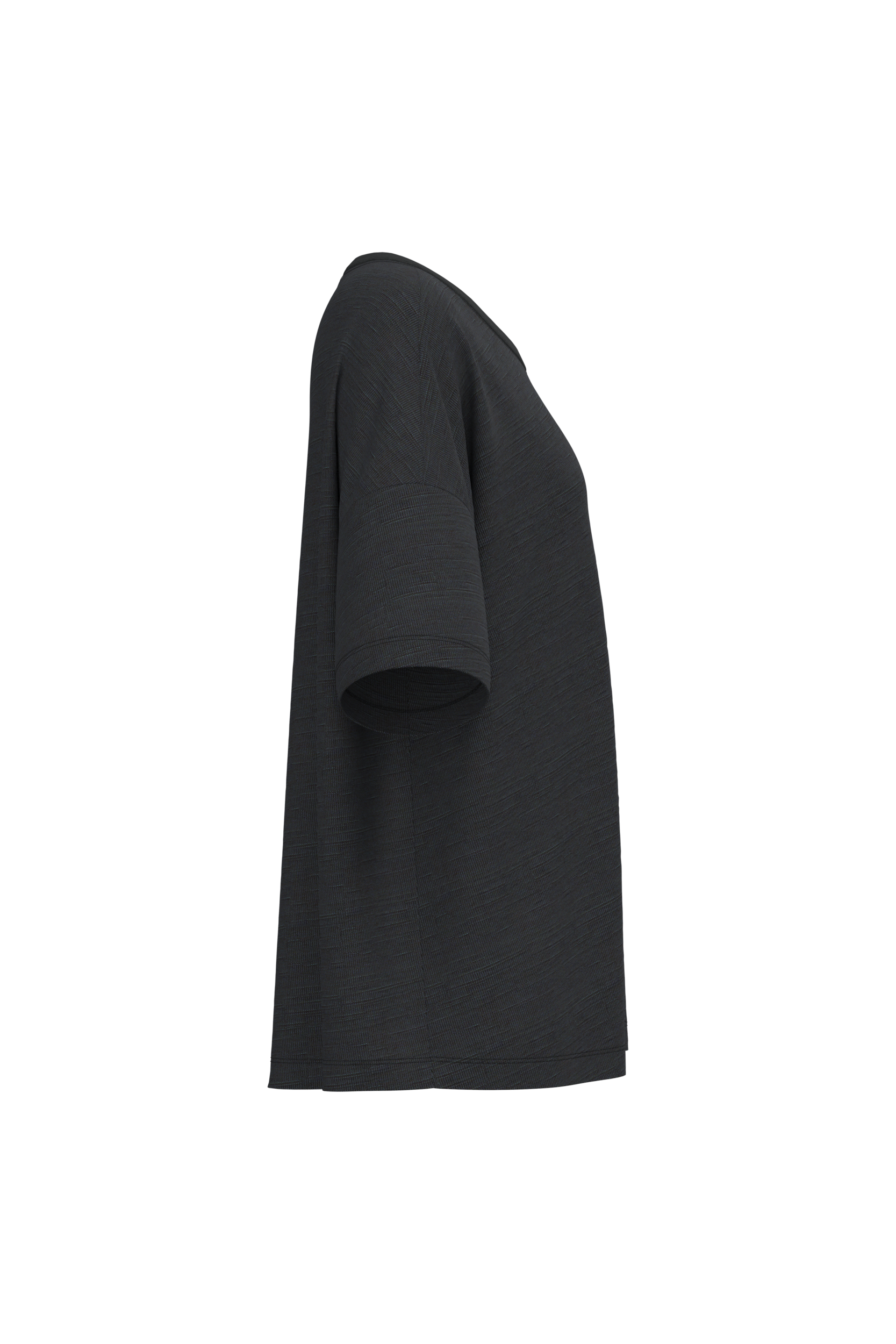 T-shirt écoresponsable slub oversize femme - Image 14