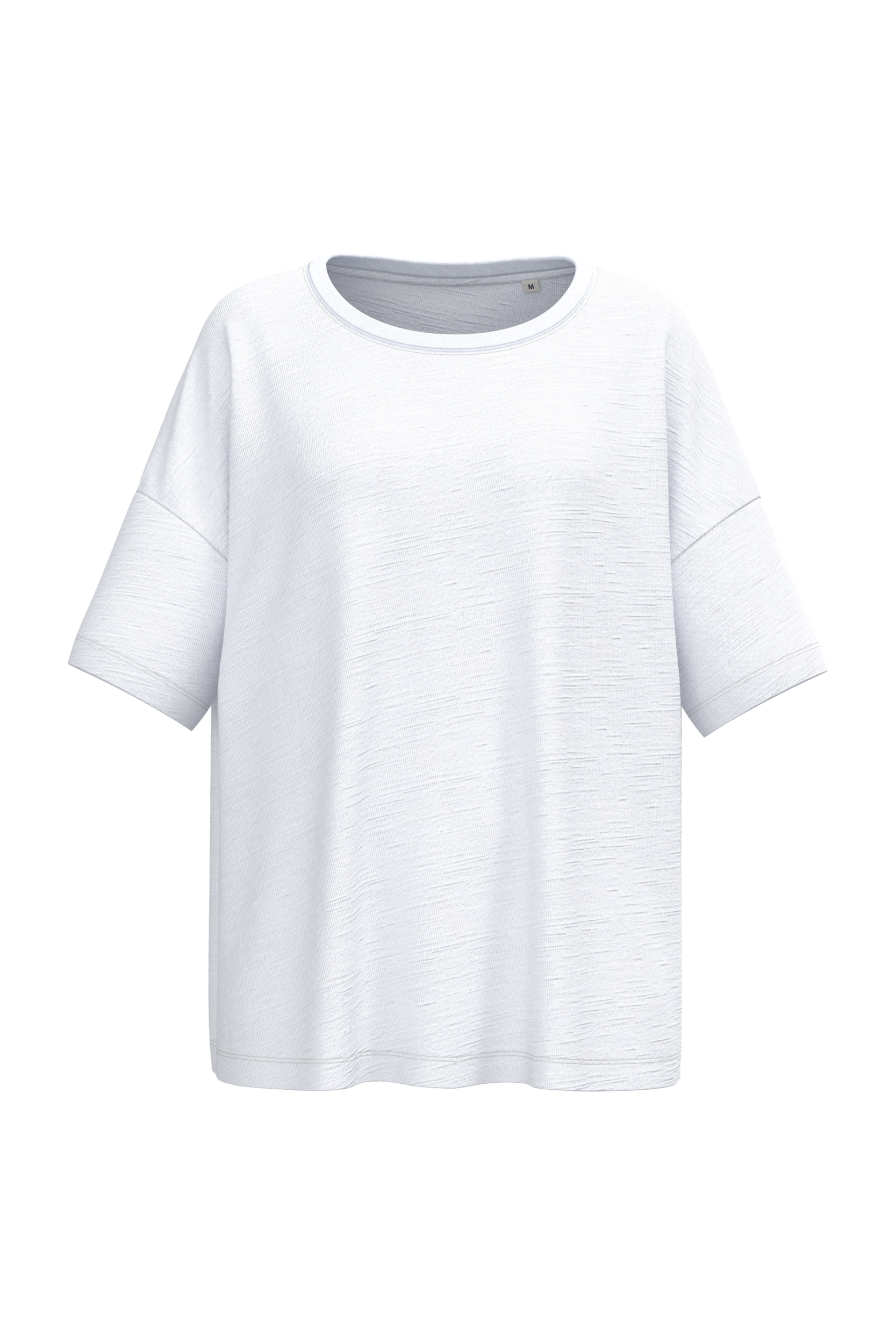 T-shirt écoresponsable slub oversize femme - Image 16