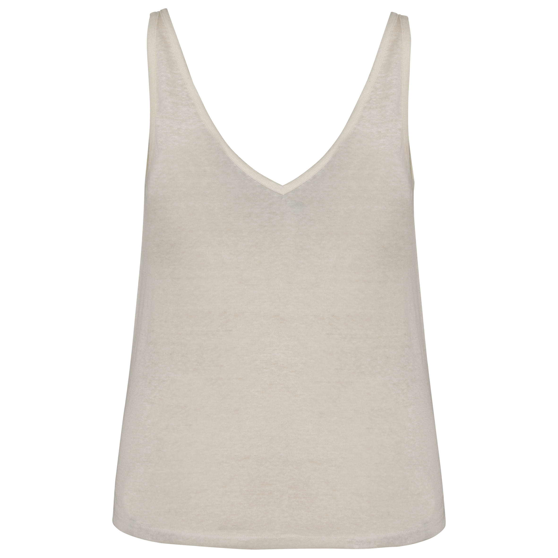 Top em linho de senhora - Ivory