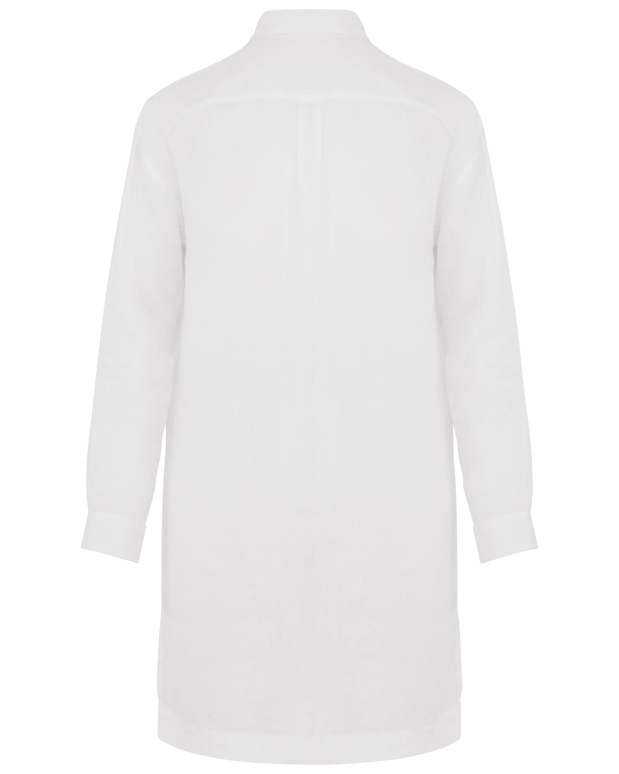 Vestido camiseiro em linho de senhora - White