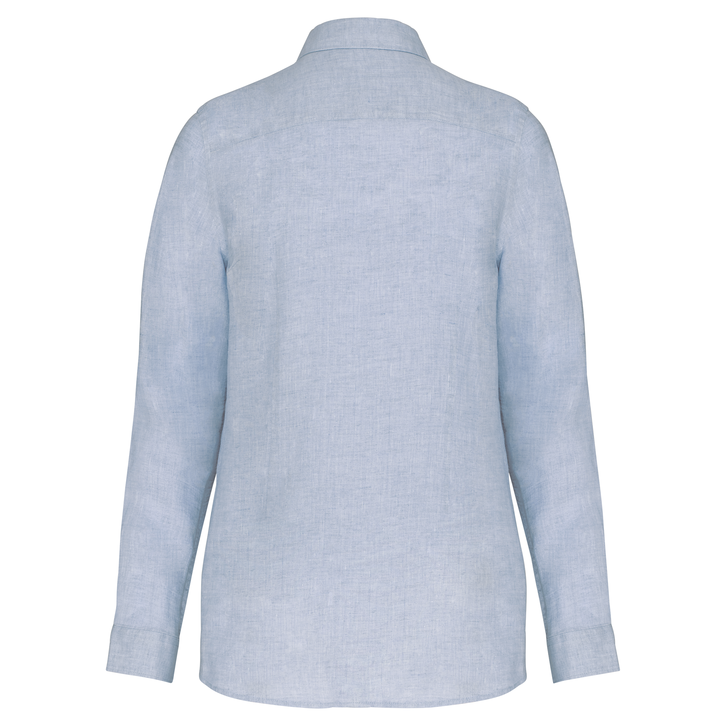Camisa em linho de senhora - Linen Blue