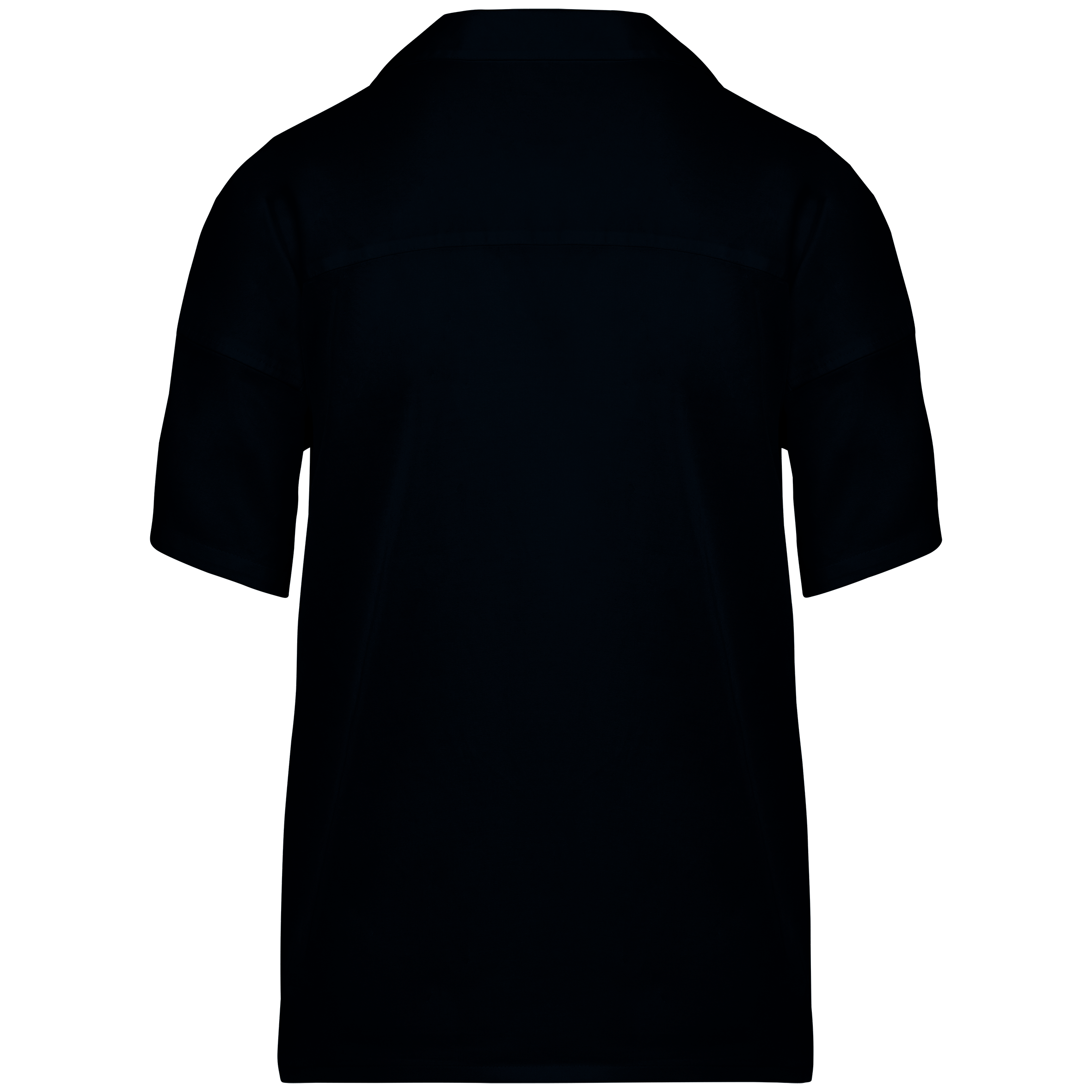 Camisa eco-responsável oversize em liocel de senhora - Washed dark navy