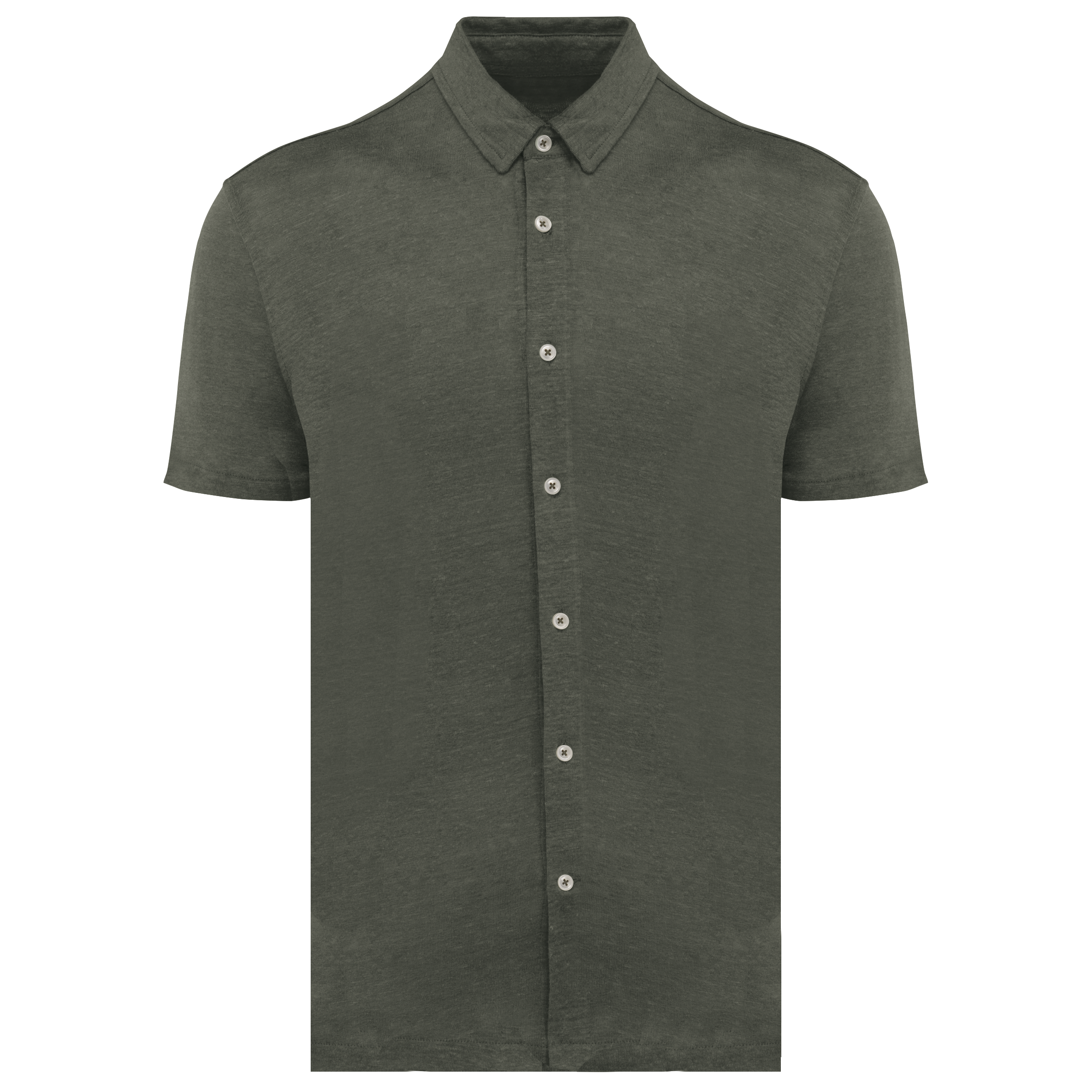 Chemise à manches courtes en lin homme - Image 15