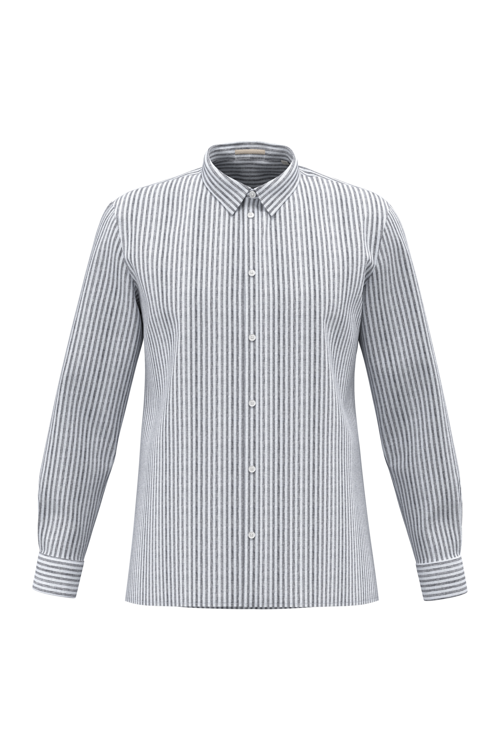 White / Navy Blue Stripes