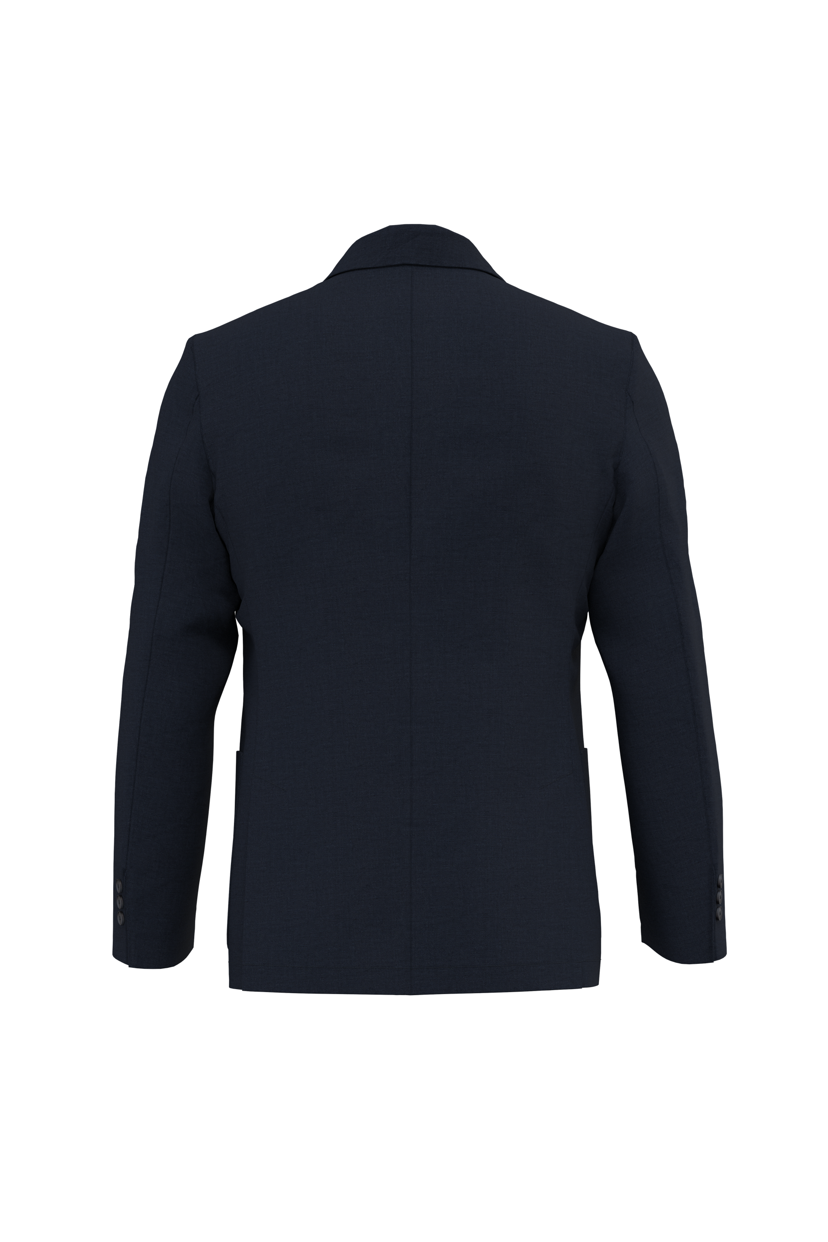 Blazer com aspecto lavado em linho de homem - Washed Navy Blue