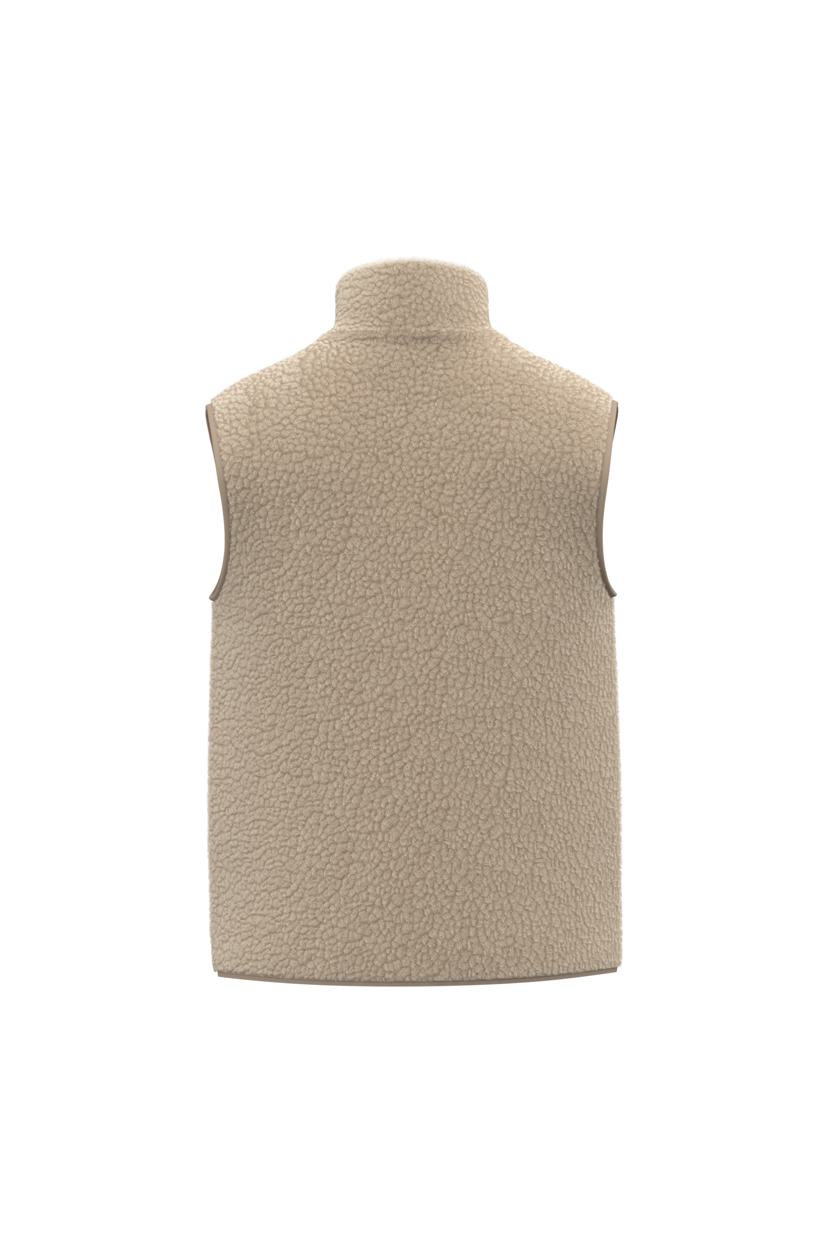 Colete em sherpa de homem - Wet Sand