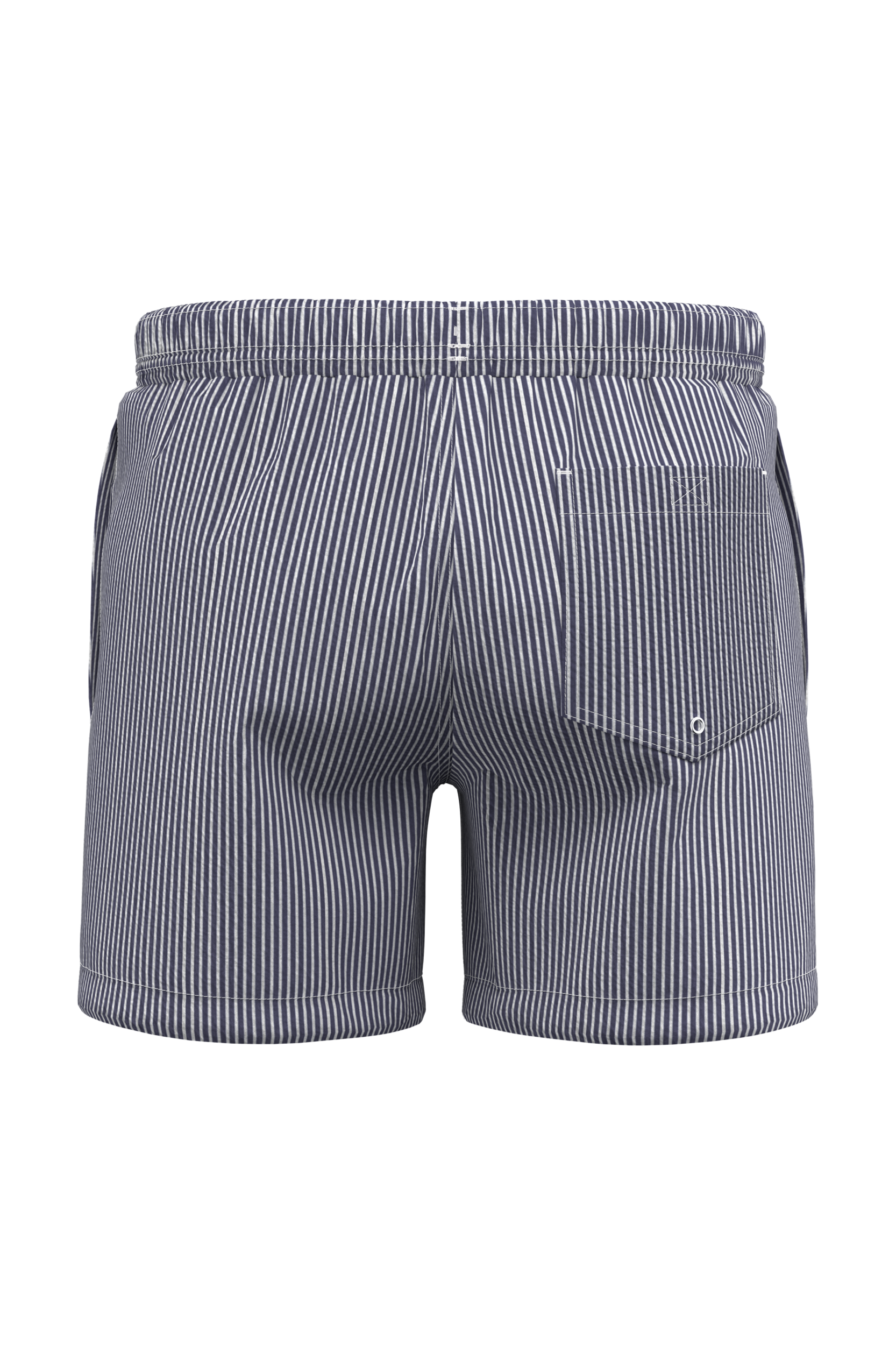 Short de bain écoresponsable rayé homme
