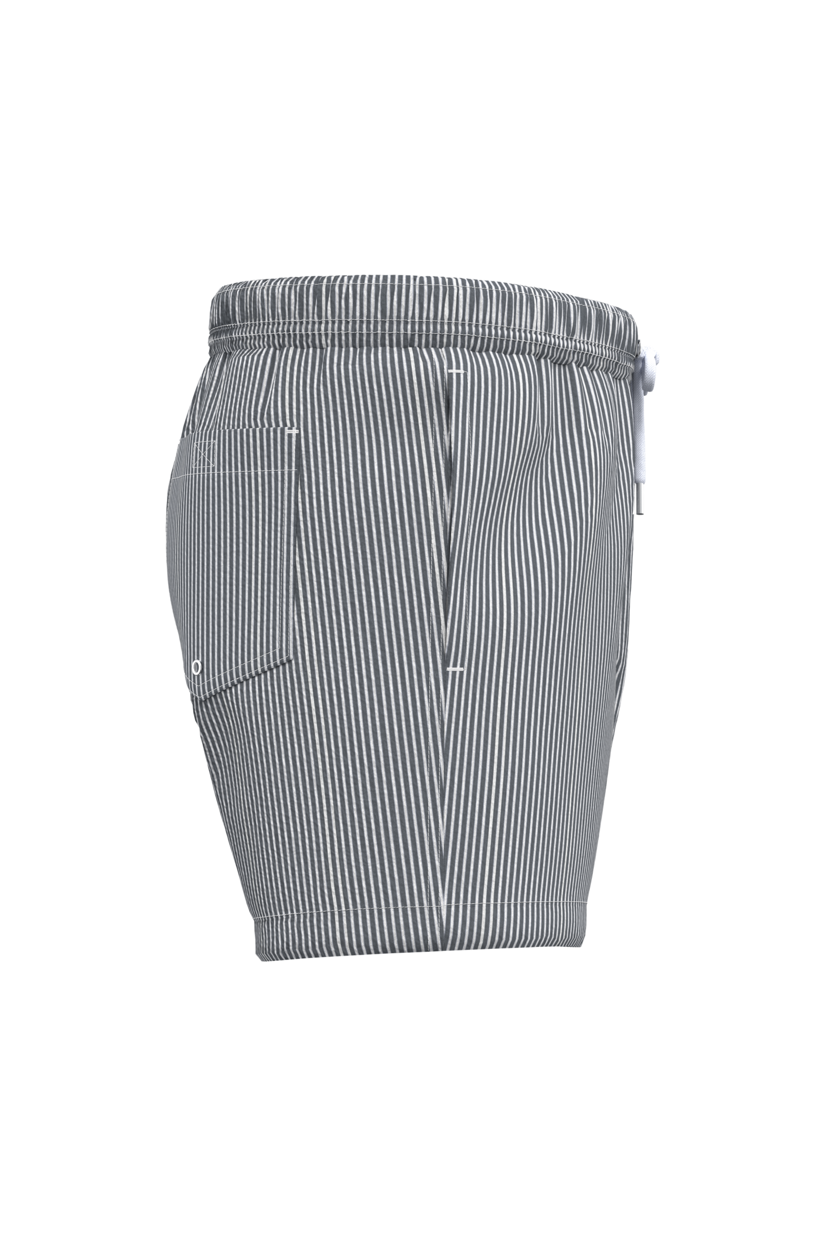 Short de bain écoresponsable rayé homme