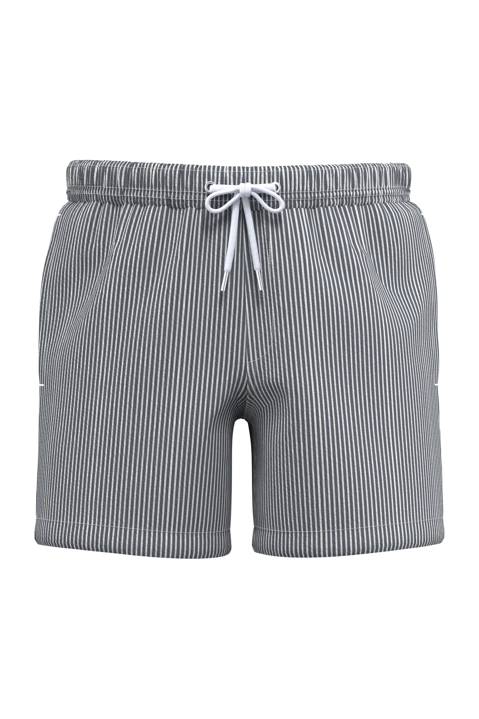 Short de bain écoresponsable rayé homme