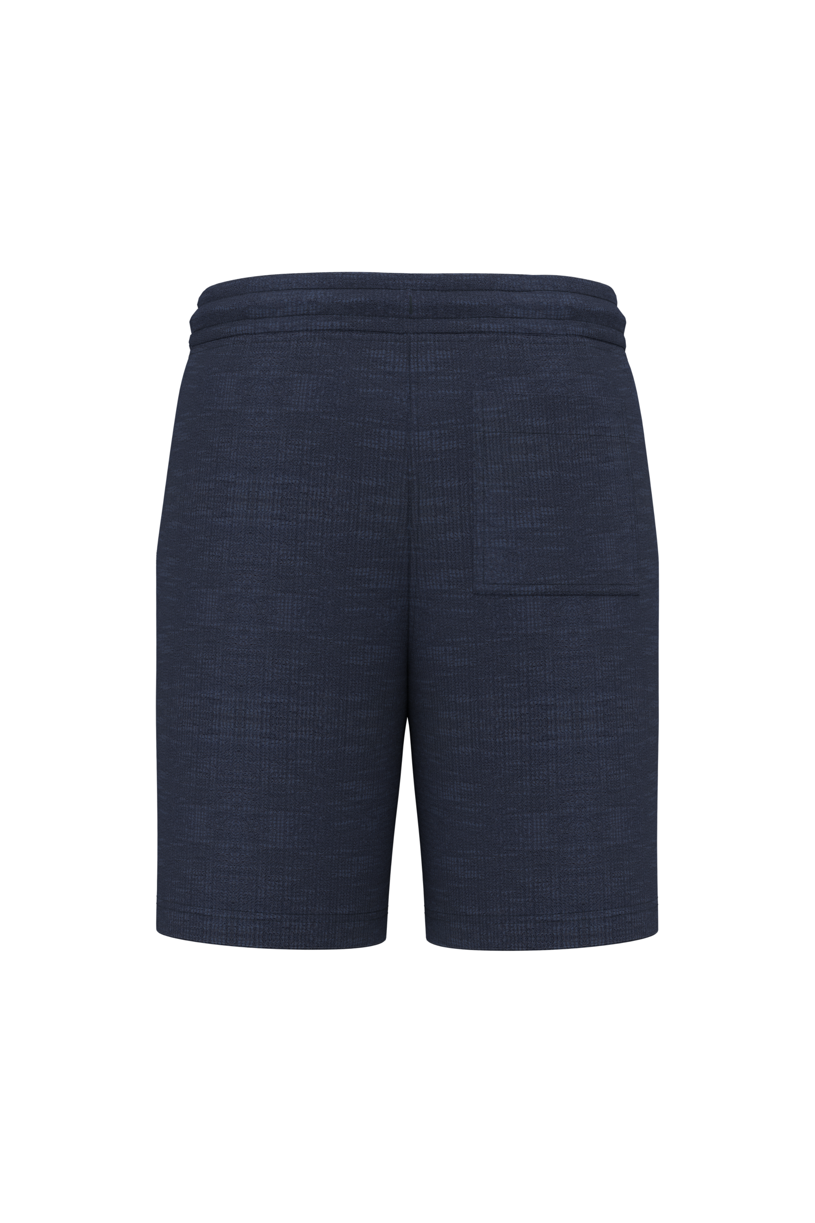 navy blue Bermuda texturizada para hombre